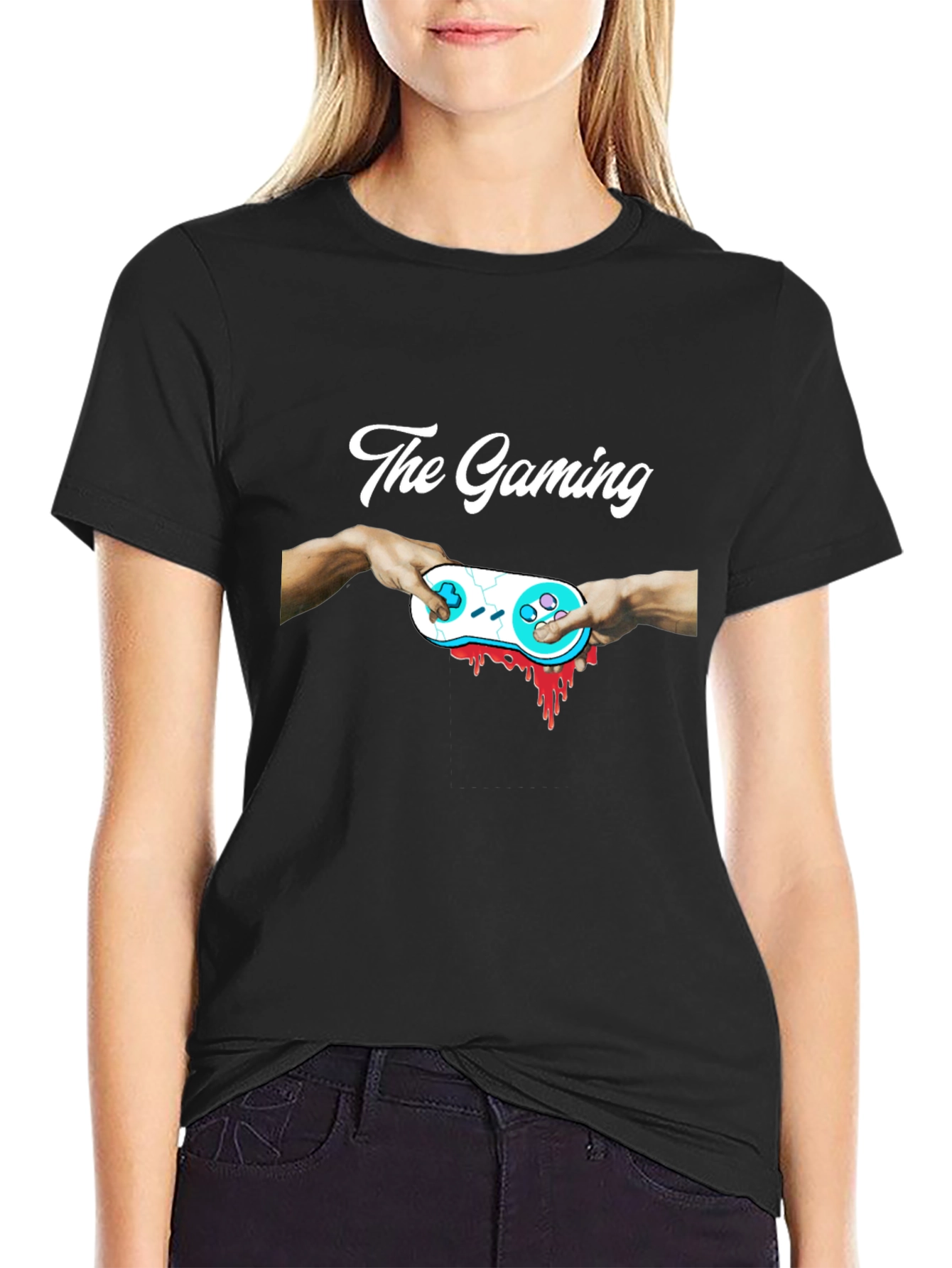The Gaming Blood Controller Graphic T-Shirt