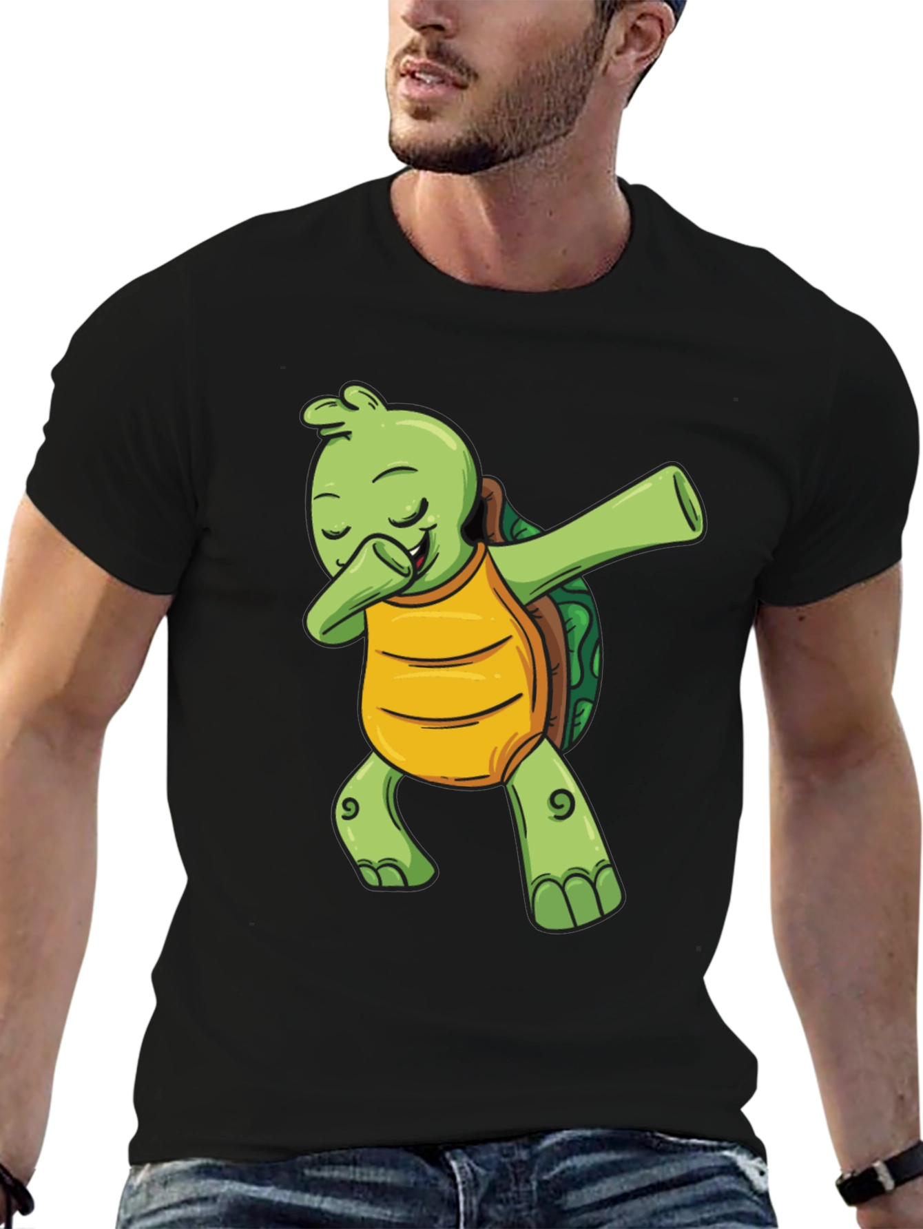 Dabbing Turtle Graphic Tee - Unisex