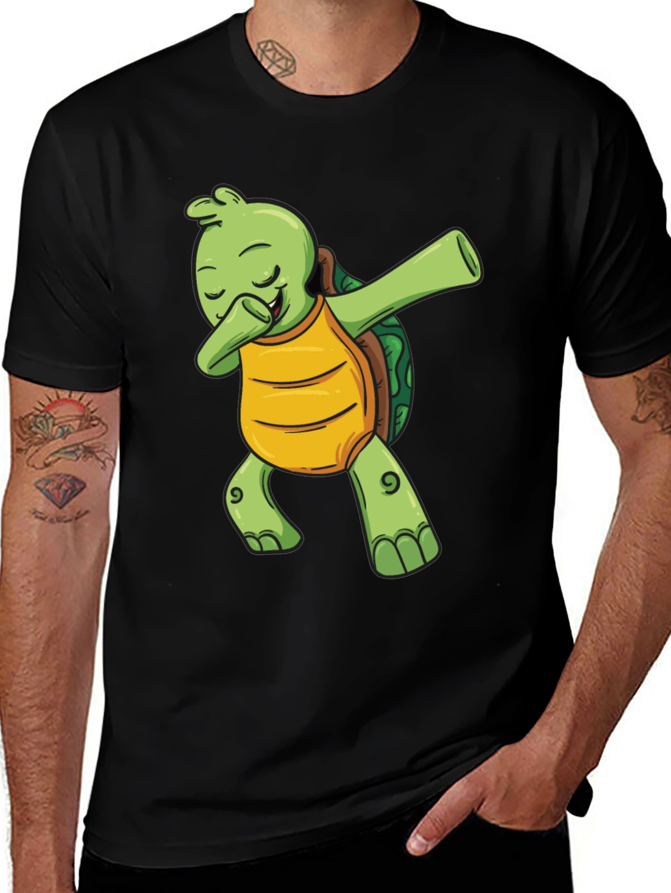 Dabbing Turtle Graphic Tee - Unisex