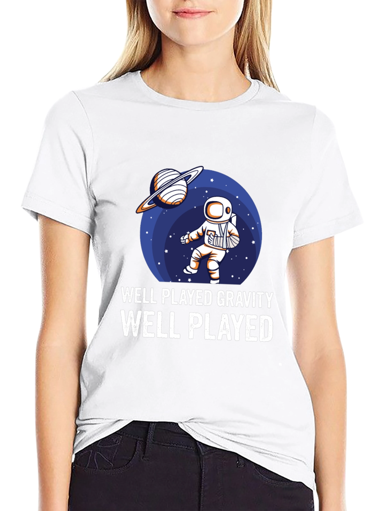 Well Played Gravity T-Shirt Astronaut Humor