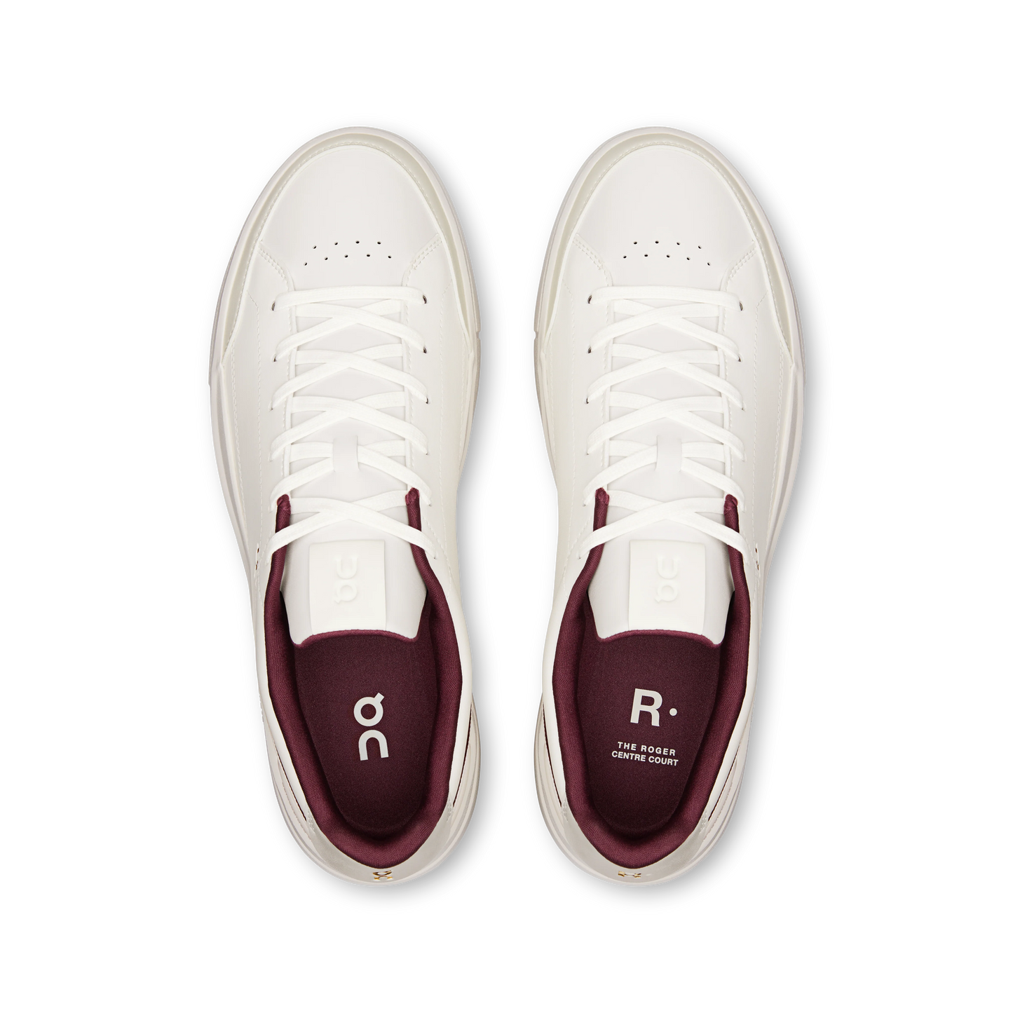 THE ROGER Centre Court Ivory | Maroon
