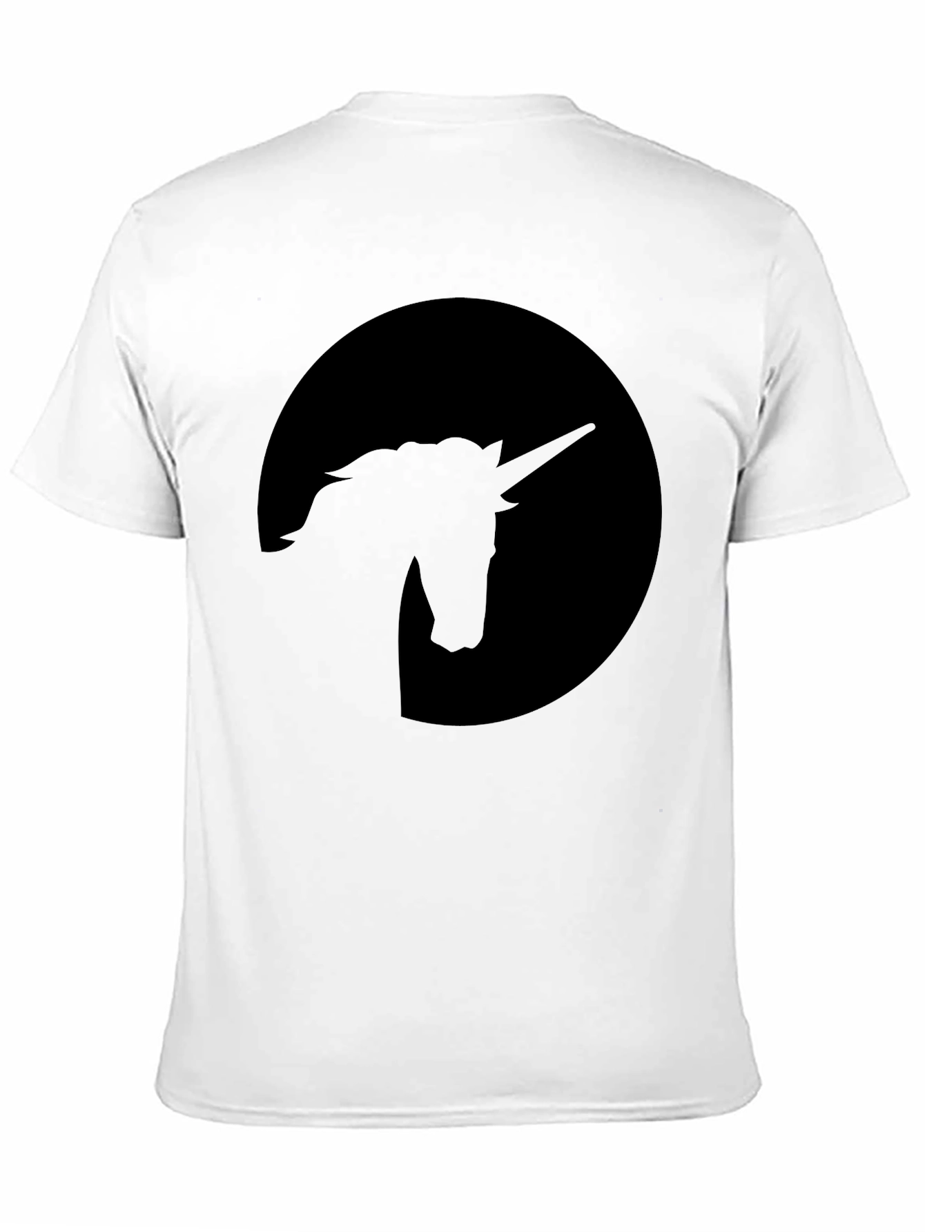 Unicorn Silhouette Black T-Shirt
