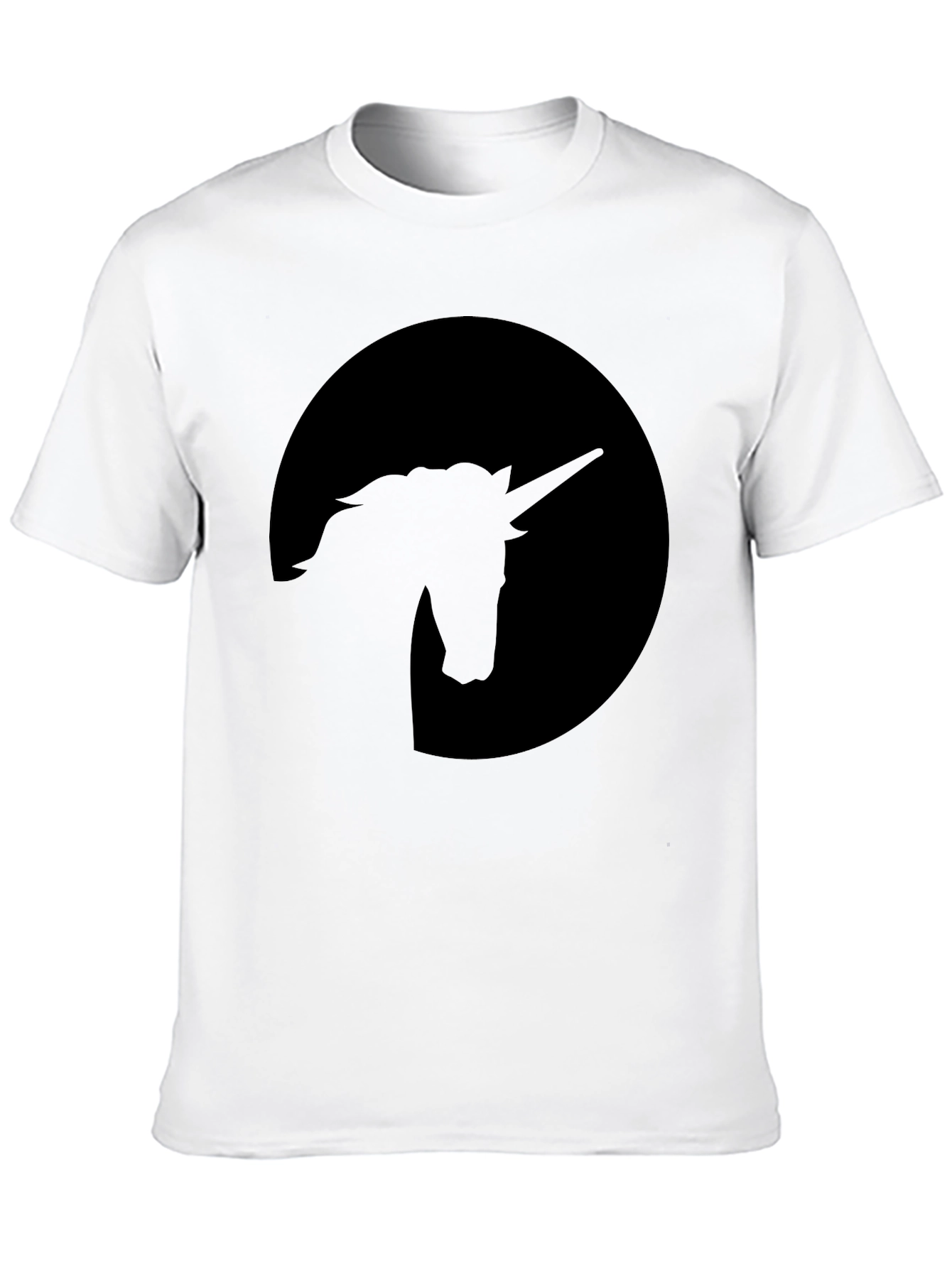 Unicorn Silhouette Black T-Shirt