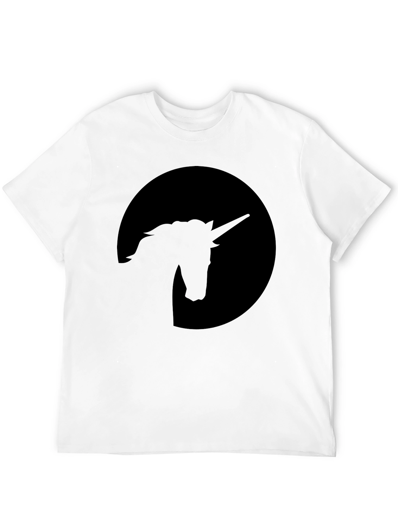 Unicorn Silhouette Black T-Shirt