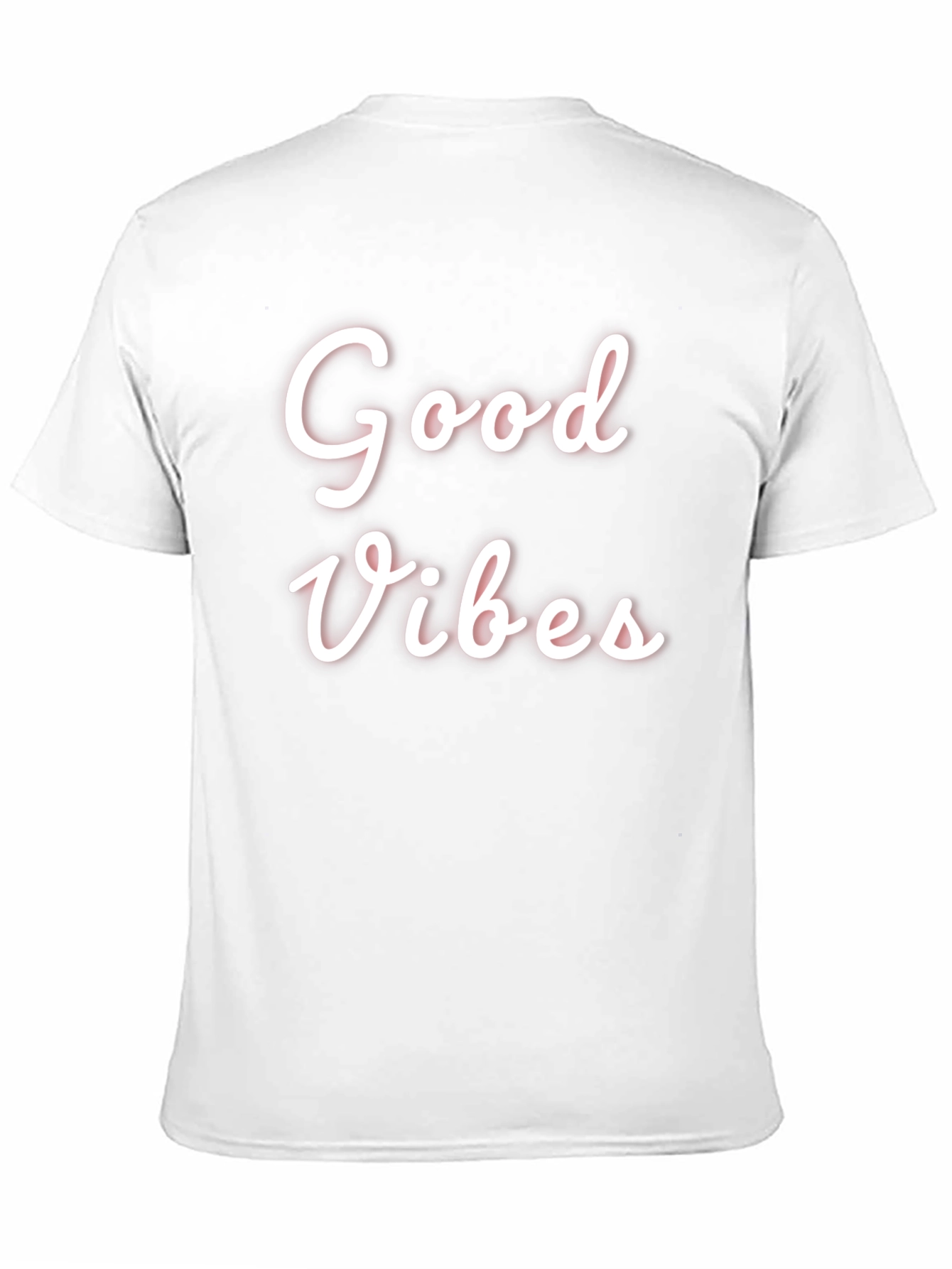 Good Vibes Black Graphic Tee Casual Wear