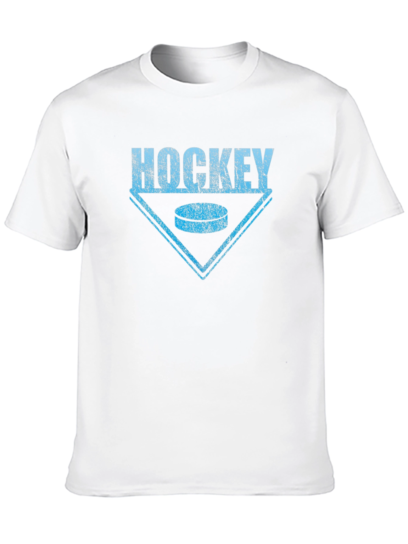 Hockey Graphic T-Shirt - Casual Black Tee