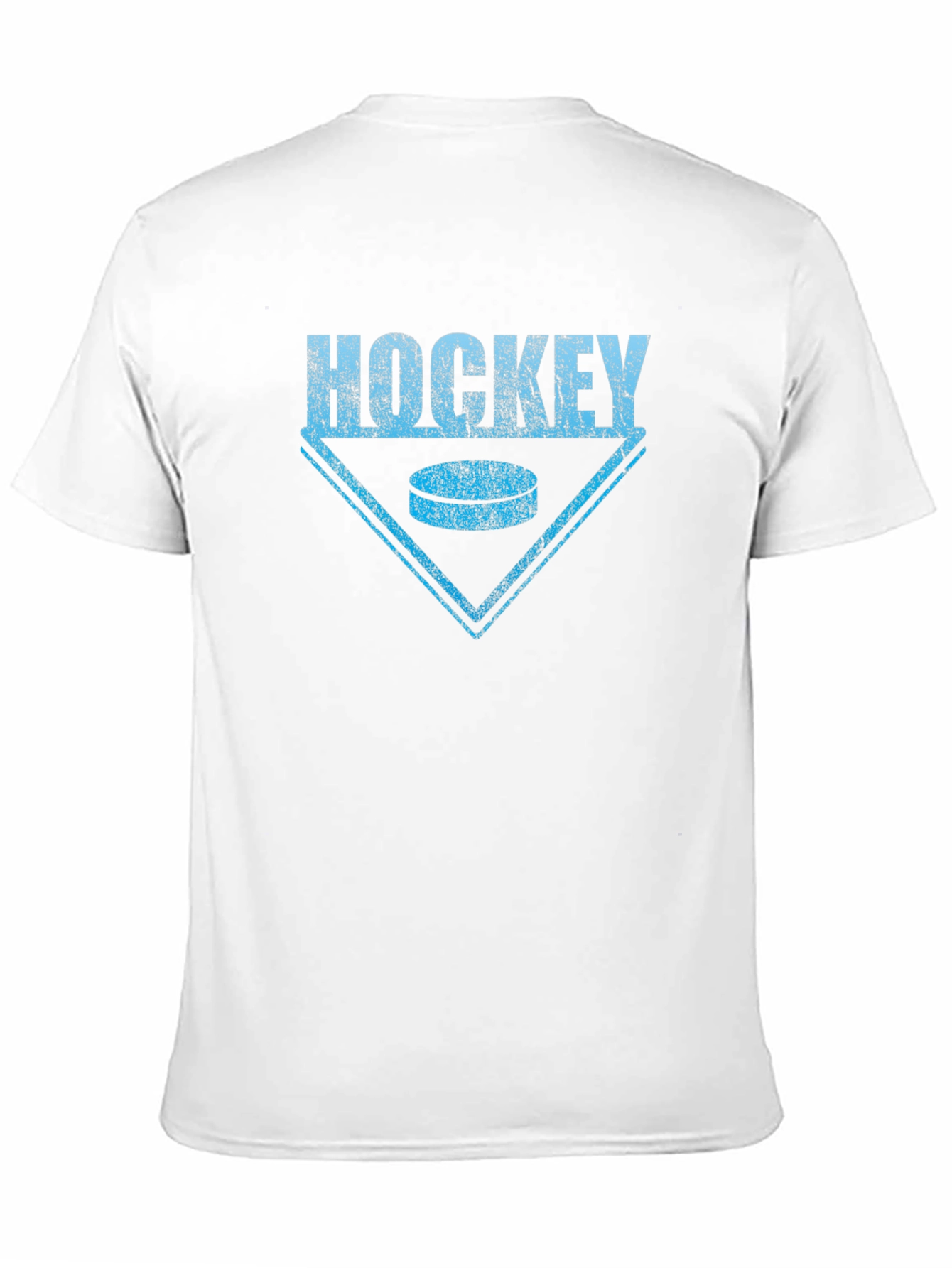 Hockey Graphic T-Shirt - Casual Black Tee