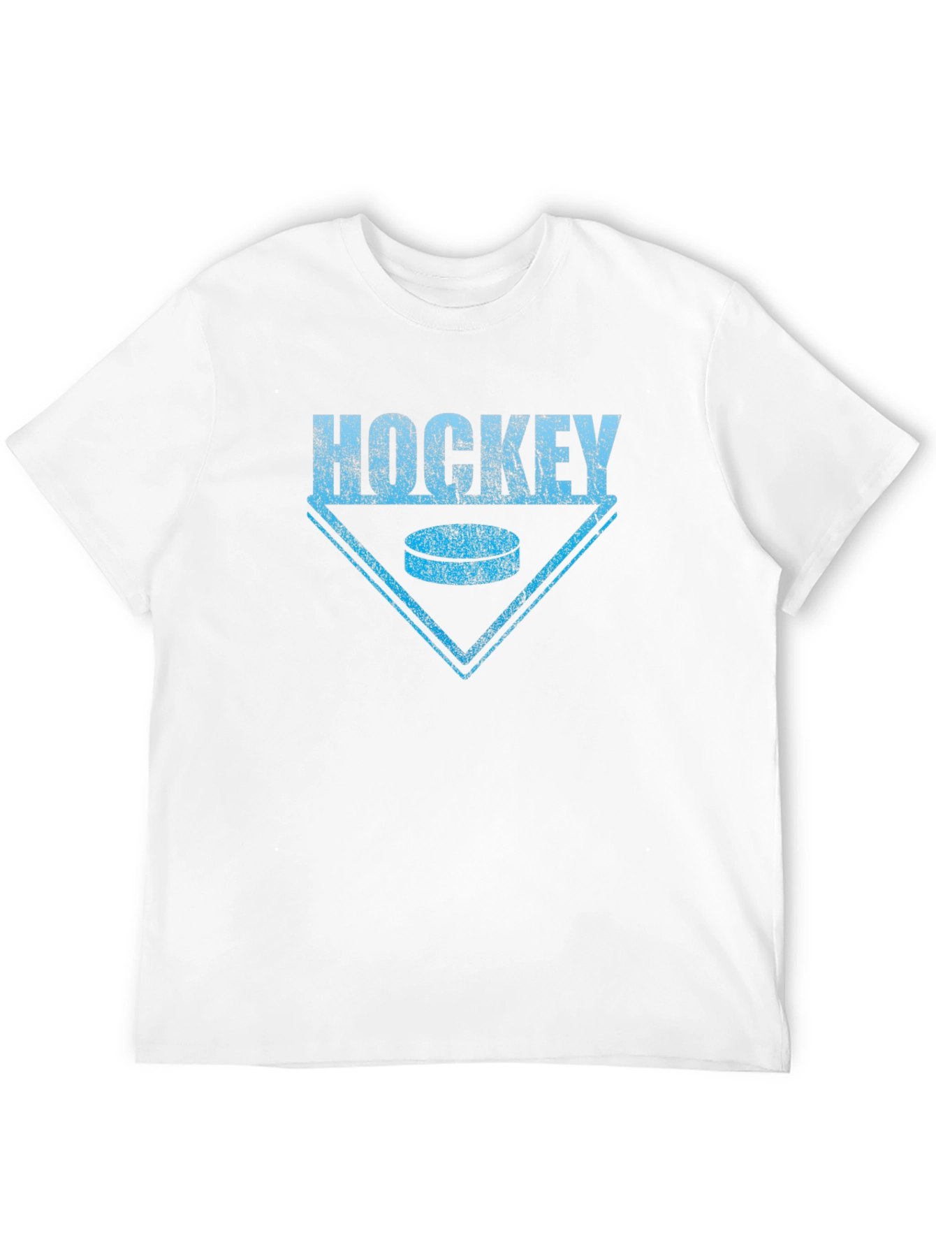 Hockey Graphic T-Shirt - Casual Black Tee