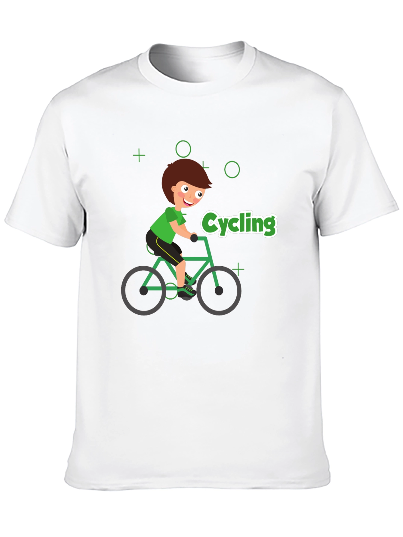 Cycling Cartoon T-Shirt - Ride in Style!