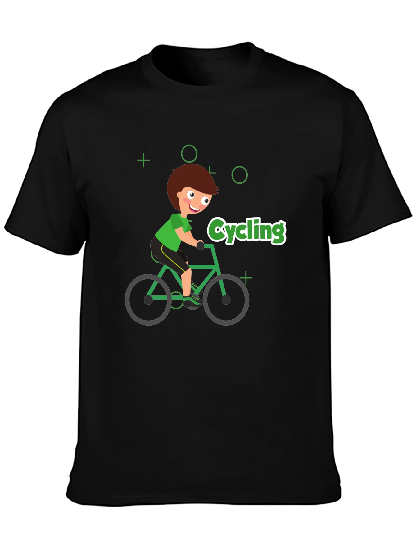 Cycling Cartoon T-Shirt - Ride in Style!