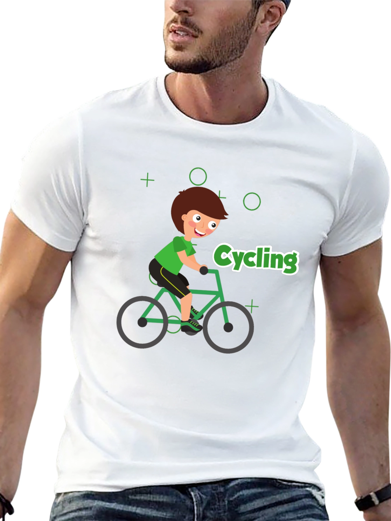Cycling Cartoon T-Shirt - Ride in Style!