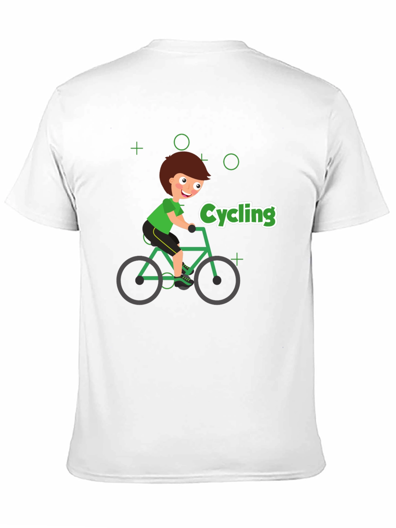 Cycling Cartoon T-Shirt - Ride in Style!