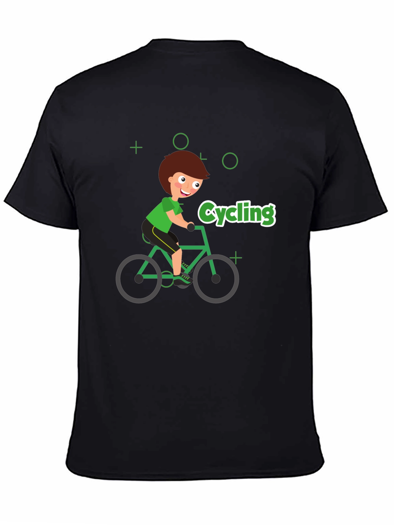 Cycling Cartoon T-Shirt - Ride in Style!