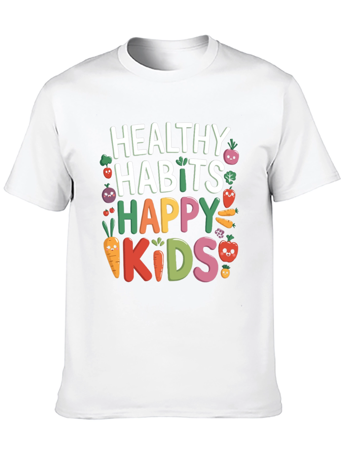Healthy Habits Happy Kids Graphic Tee