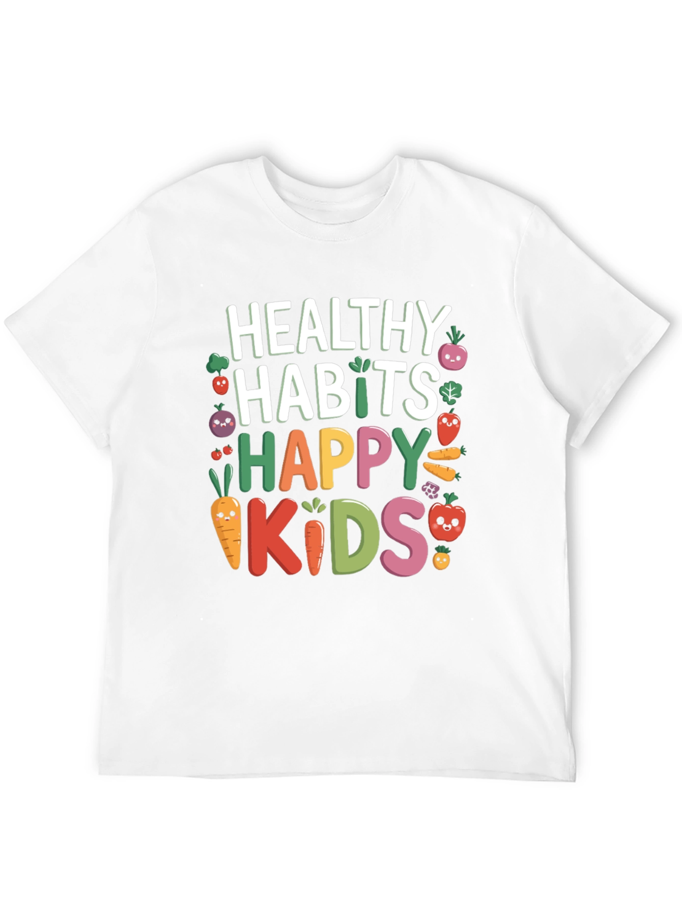 Healthy Habits Happy Kids Graphic Tee