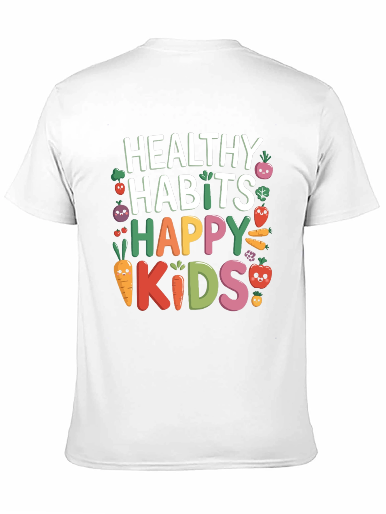Healthy Habits Happy Kids Graphic Tee