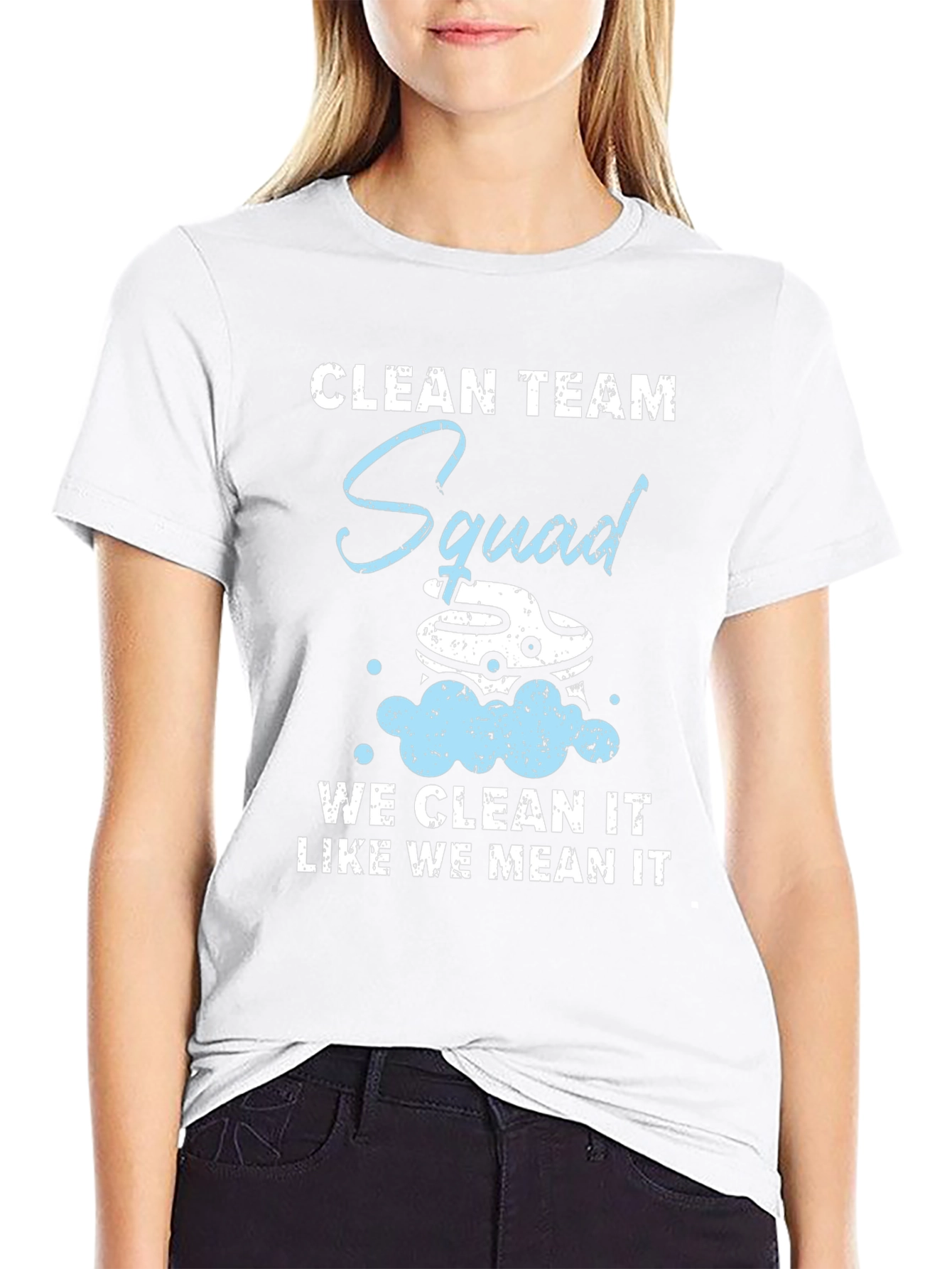 Clean Team Squad T-Shirt - Cleaning Service Apparel