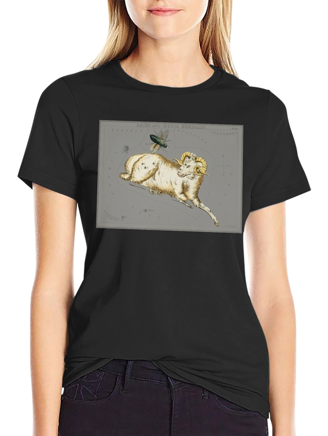 Aries Ram Constellation T-Shirt - Unique Design