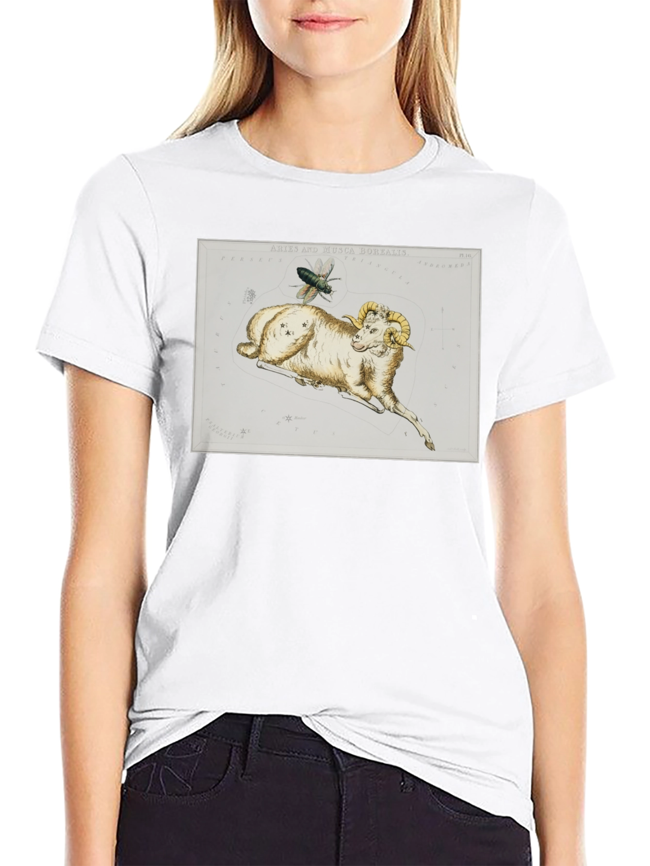 Aries Ram Constellation T-Shirt - Unique Design