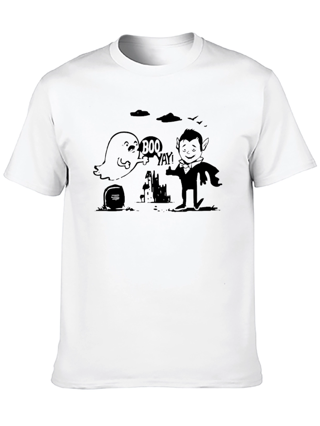 Halloween Graphic T-Shirt - Spooky Fun Design