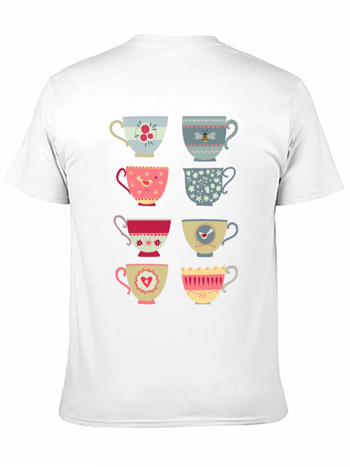 Whimsical Tea Cup T-Shirt: Unique Stylish Comfortable