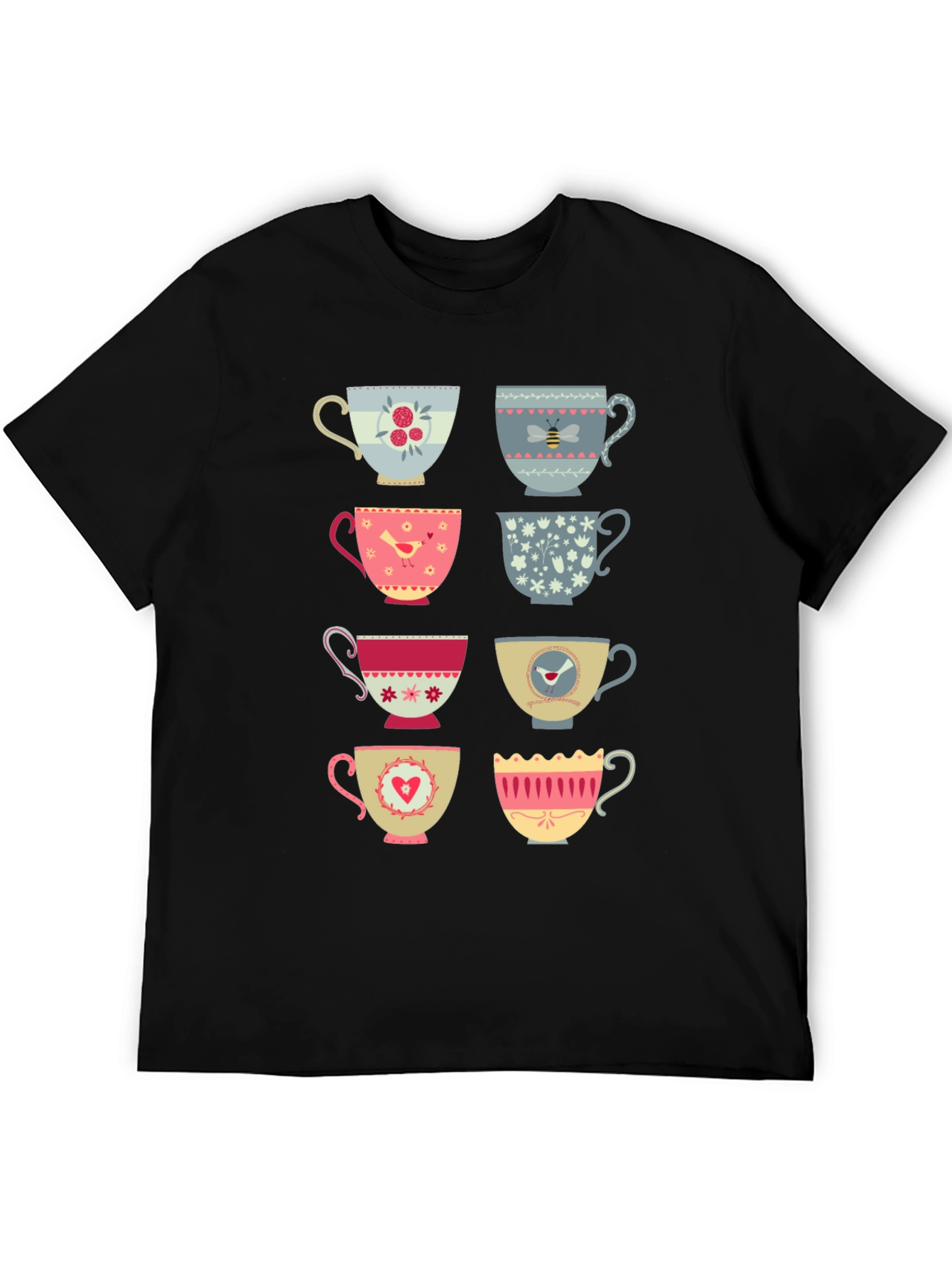 Whimsical Tea Cup T-Shirt: Unique Stylish Comfortable