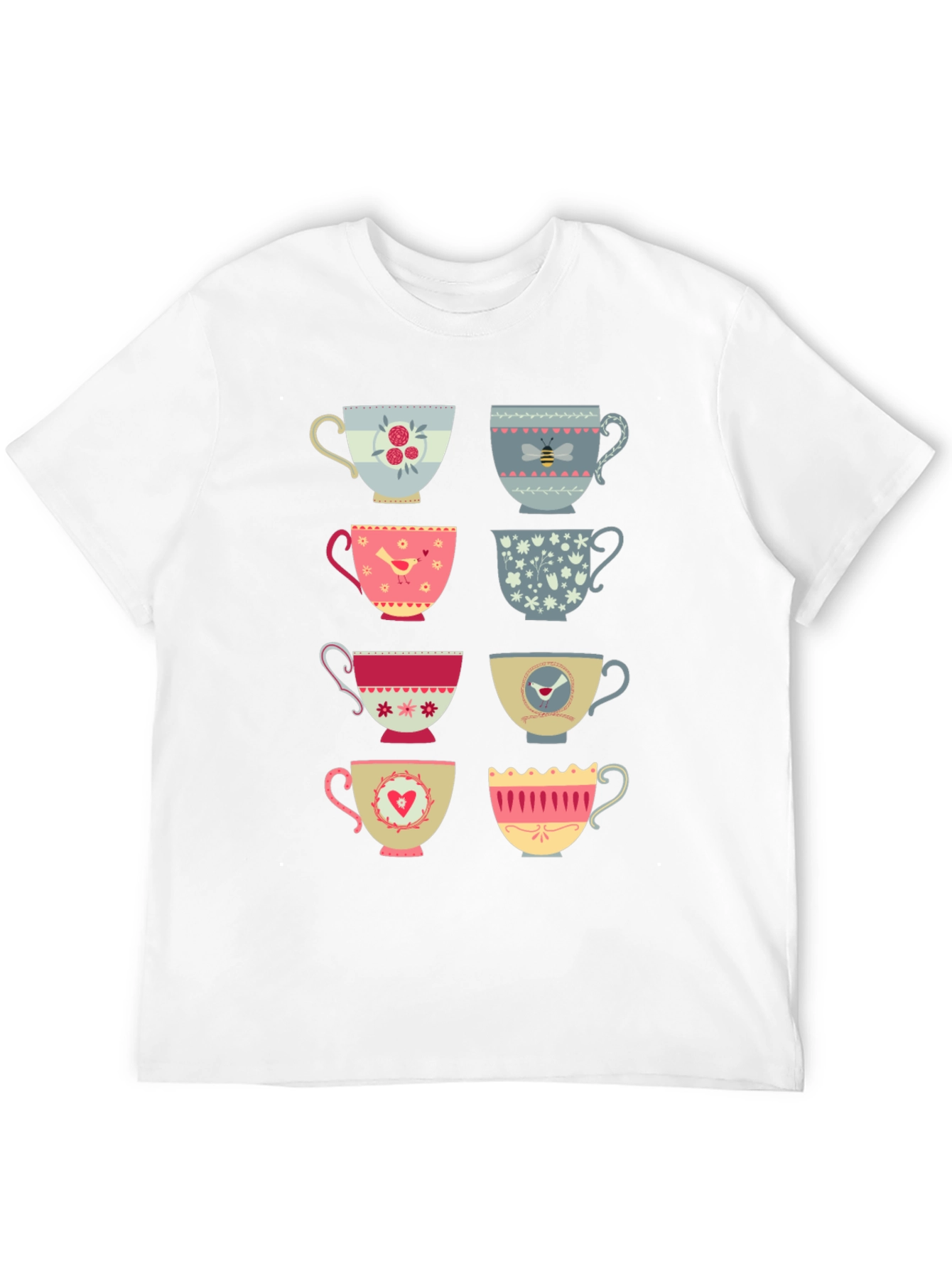Whimsical Tea Cup T-Shirt: Unique Stylish Comfortable