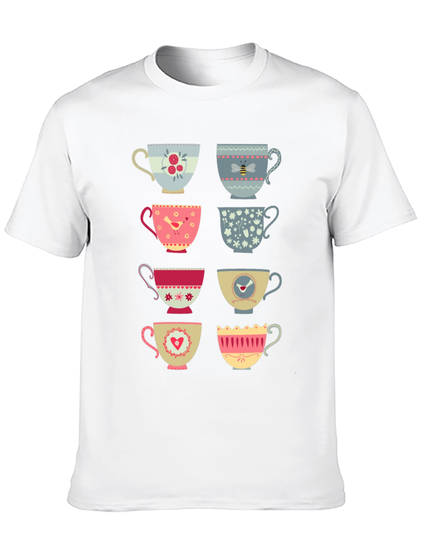 Whimsical Tea Cup T-Shirt: Unique Stylish Comfortable