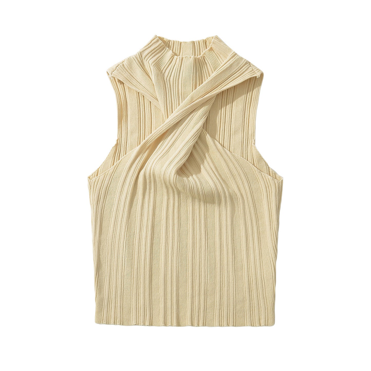 Twisted short spicy girl vest for women