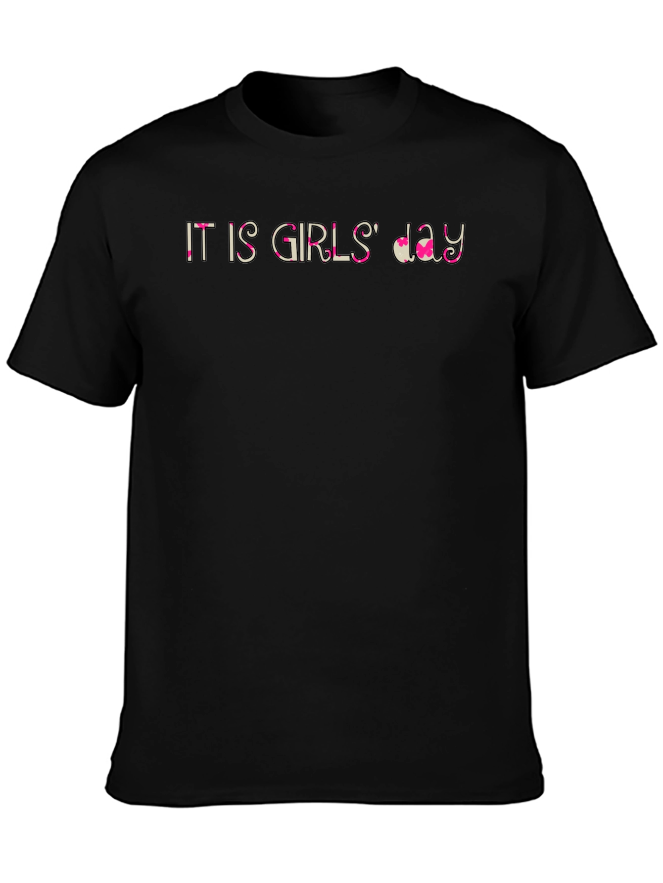 It is Girls Day Black T-Shirt