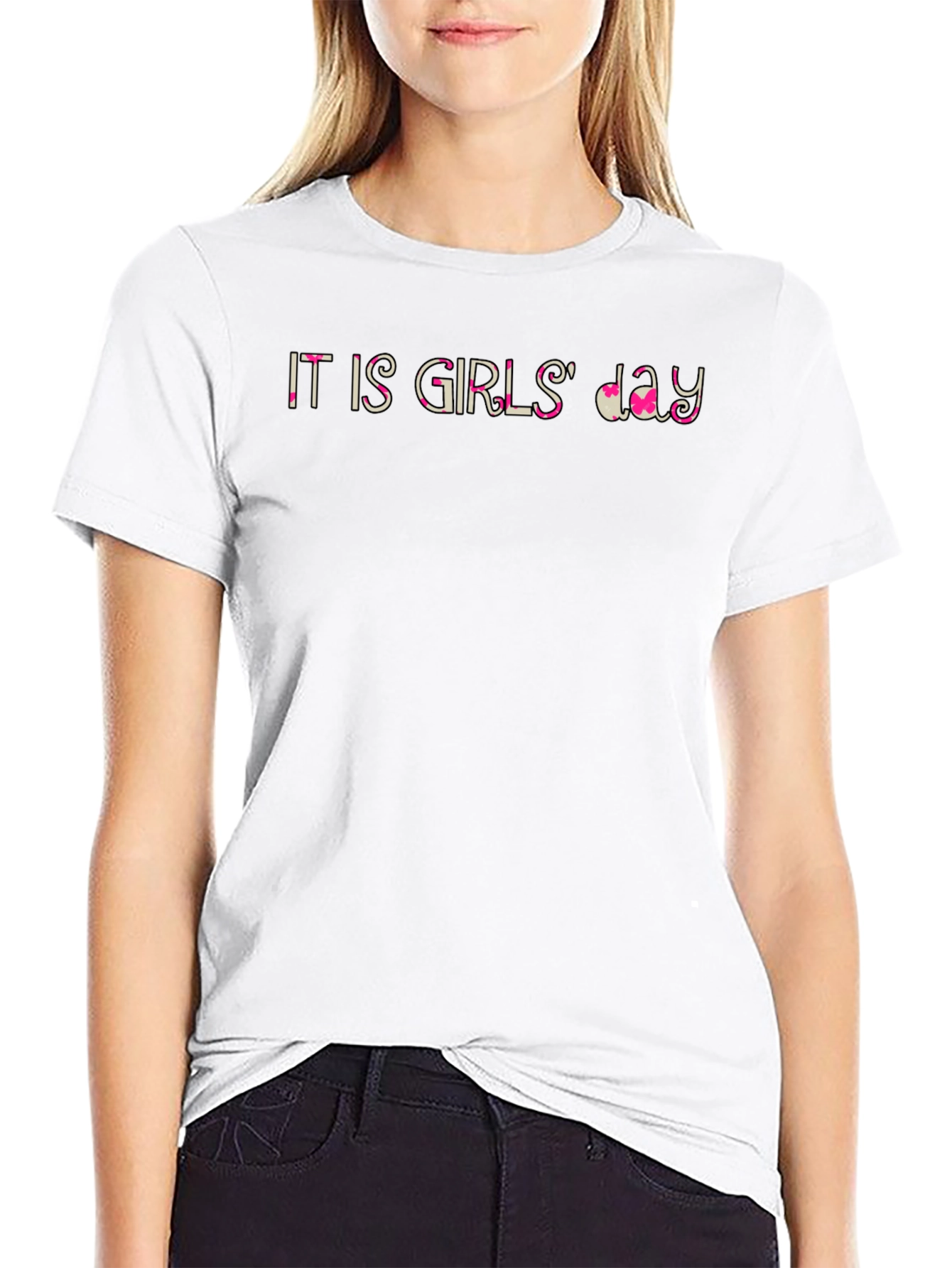 It is Girls Day Black T-Shirt