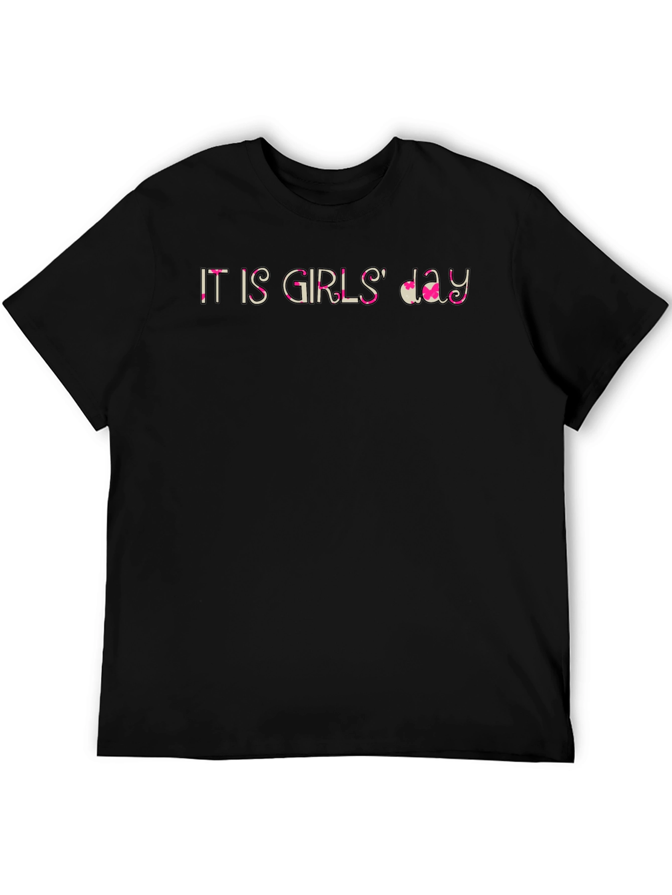 It is Girls Day Black T-Shirt