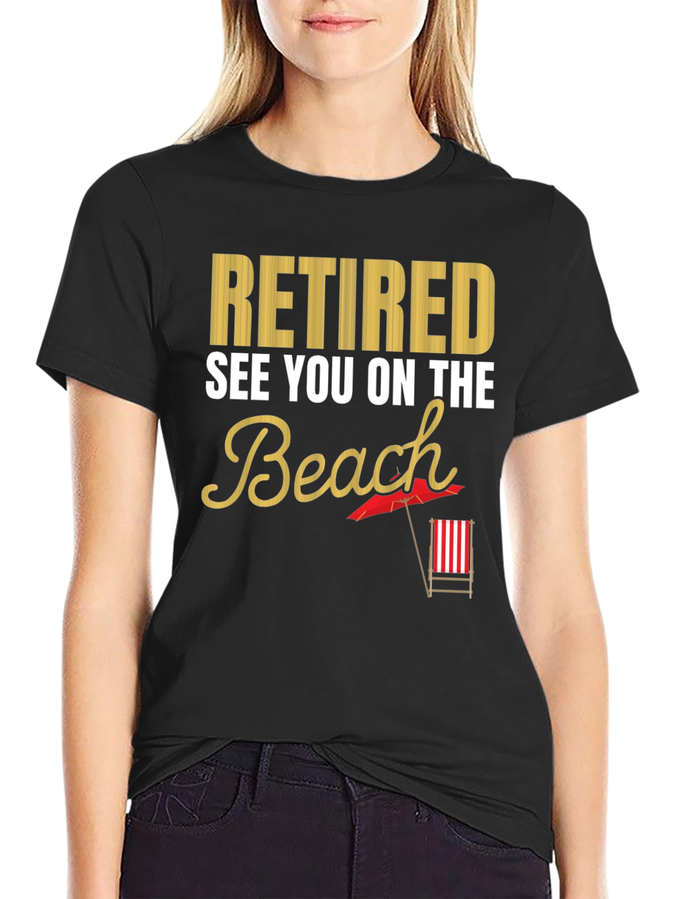Retired Beach T-Shirt - Vacation Ready!