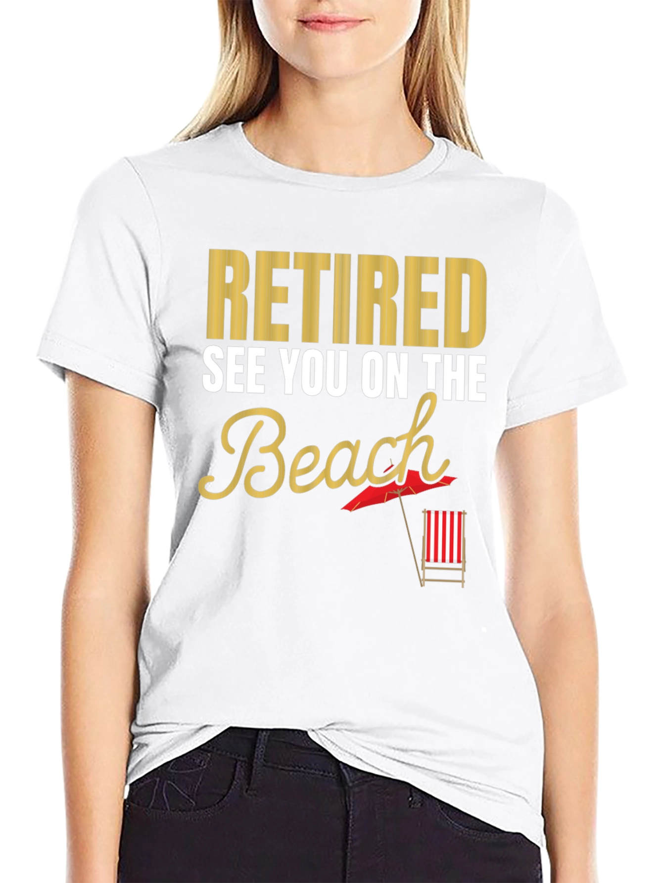 Retired Beach T-Shirt - Vacation Ready!