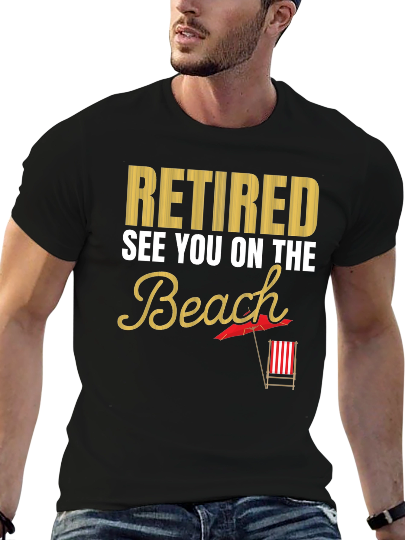 Retired Beach T-Shirt - Vacation Ready!