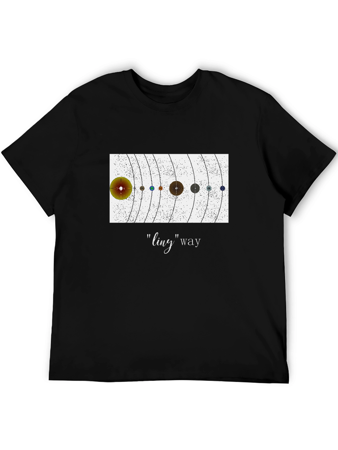 Planetary System Graphic Tee - ling Way Design