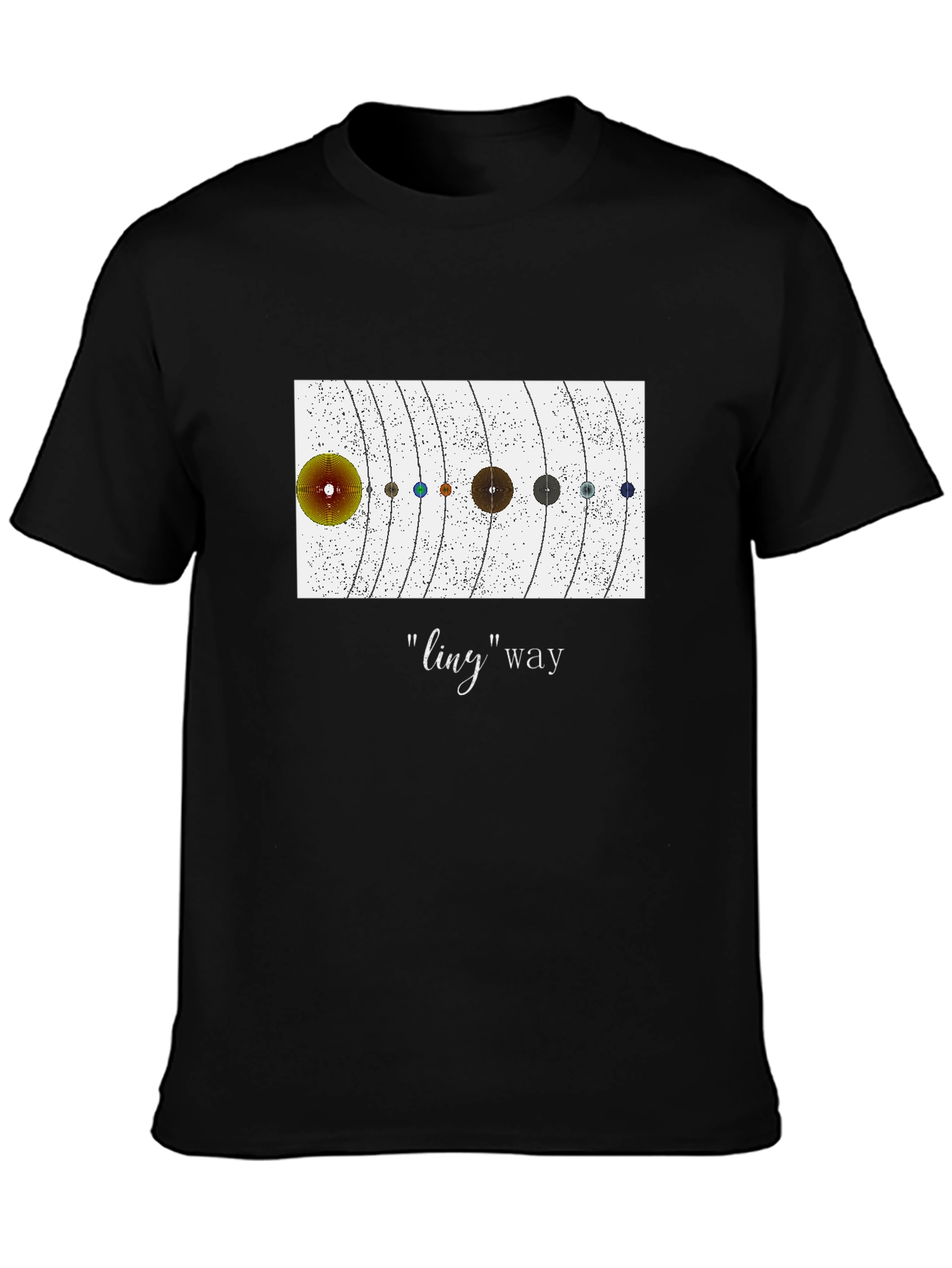 Planetary System Graphic Tee - ling Way Design