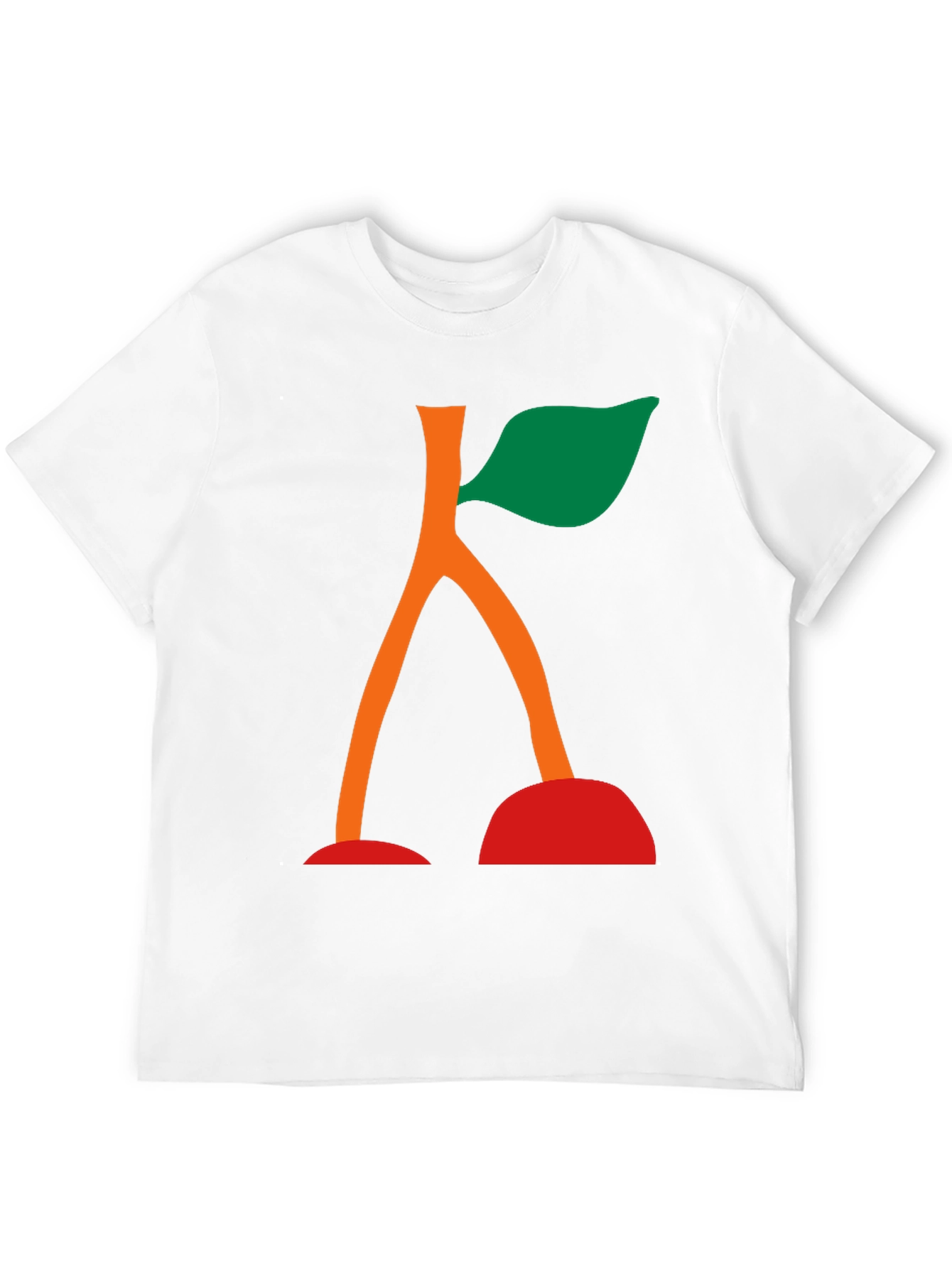 Abstract Cherry Graphic Tee - Unique Design