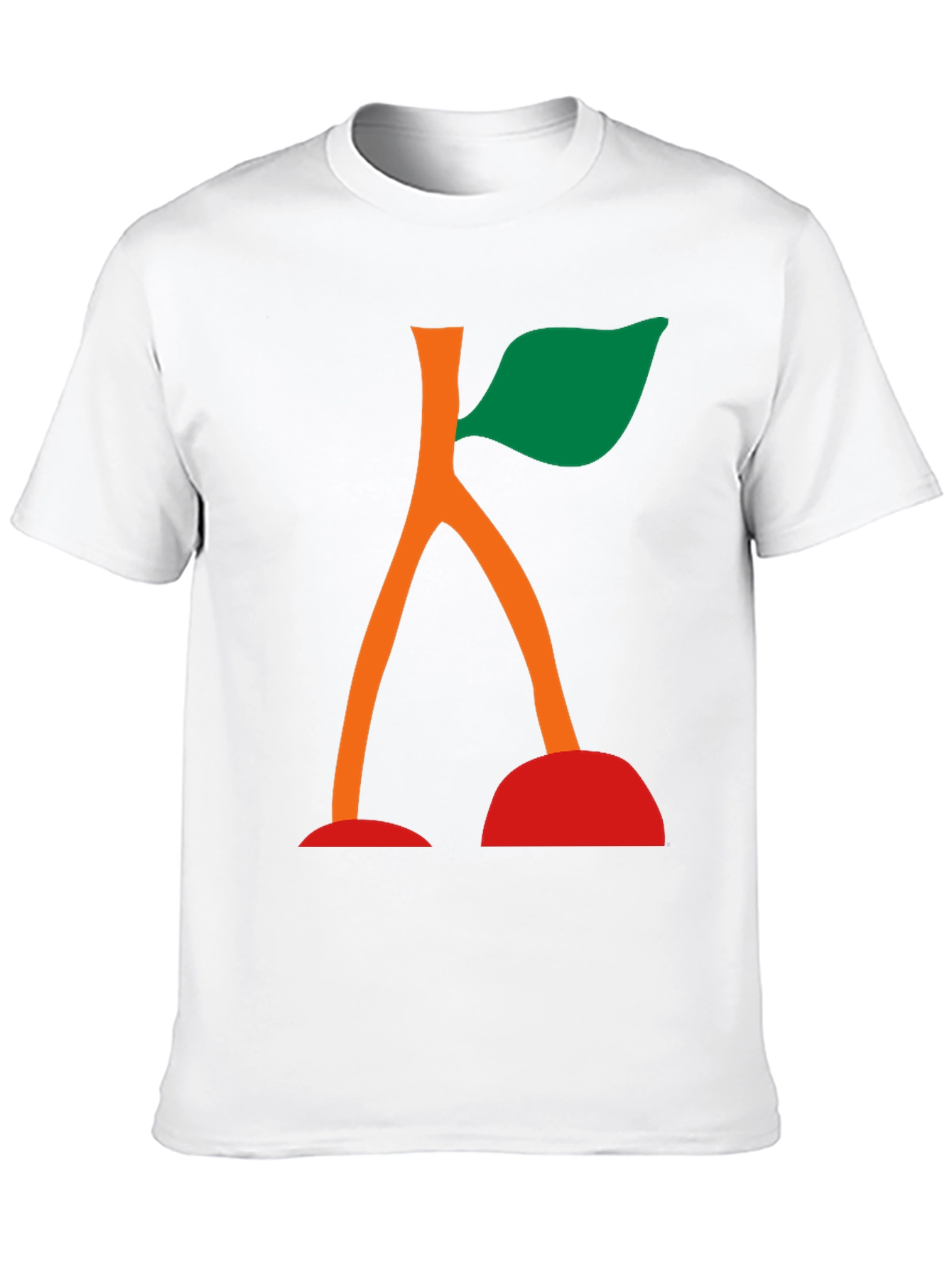 Abstract Cherry Graphic Tee - Unique Design