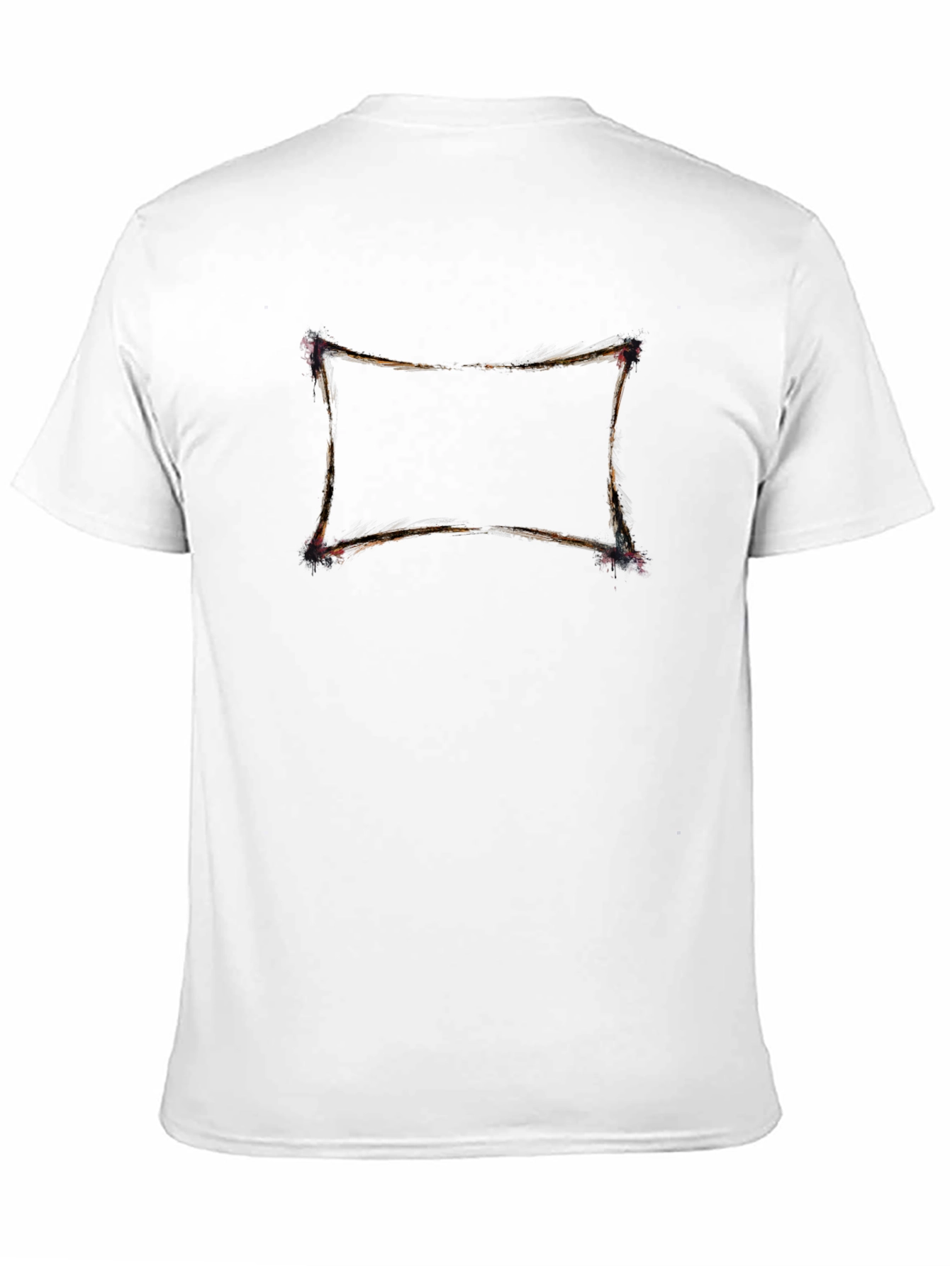 Abstract Frame Black T-Shirt