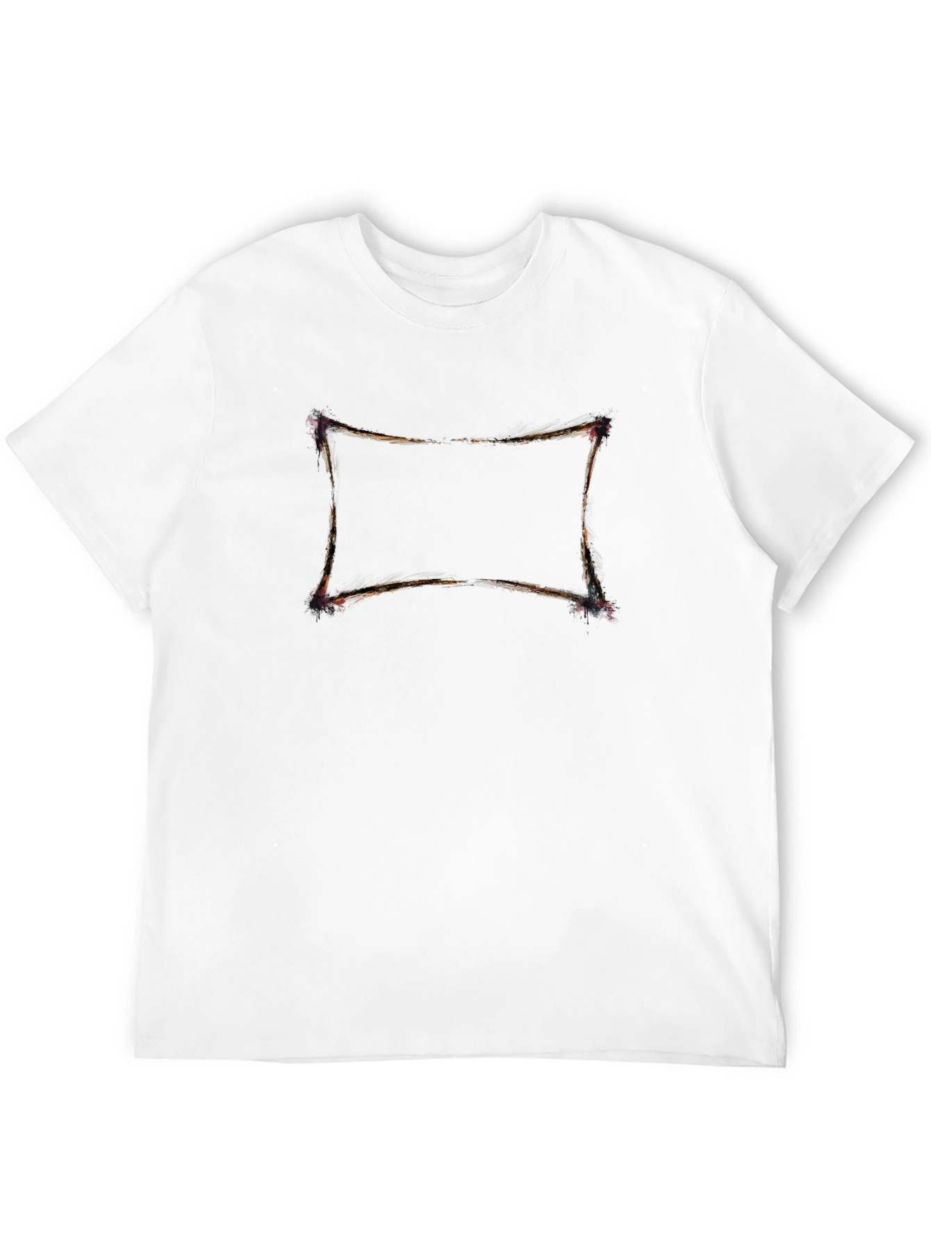 Abstract Frame Black T-Shirt