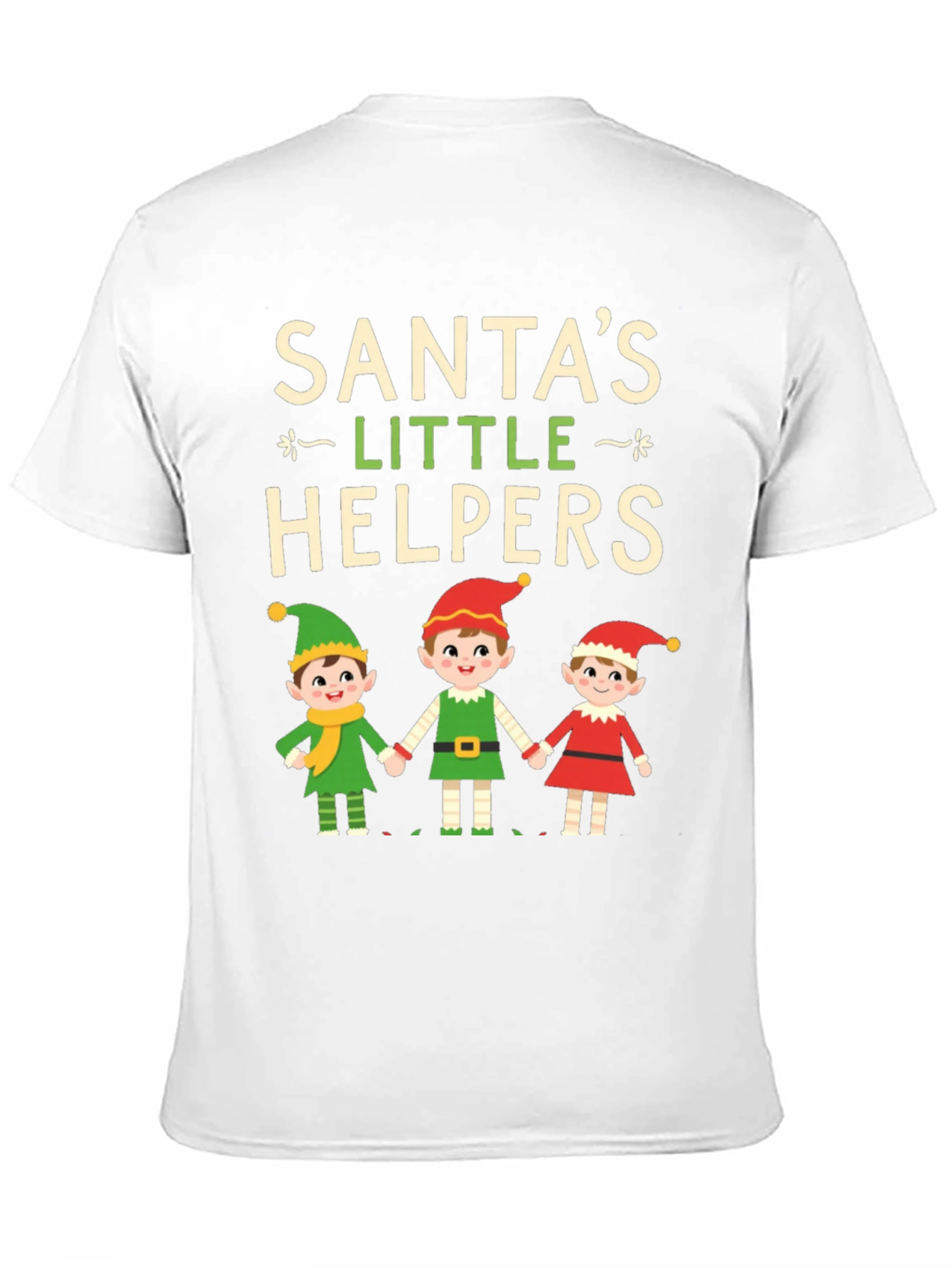 Santas Little Helpers Christmas Graphic Tee