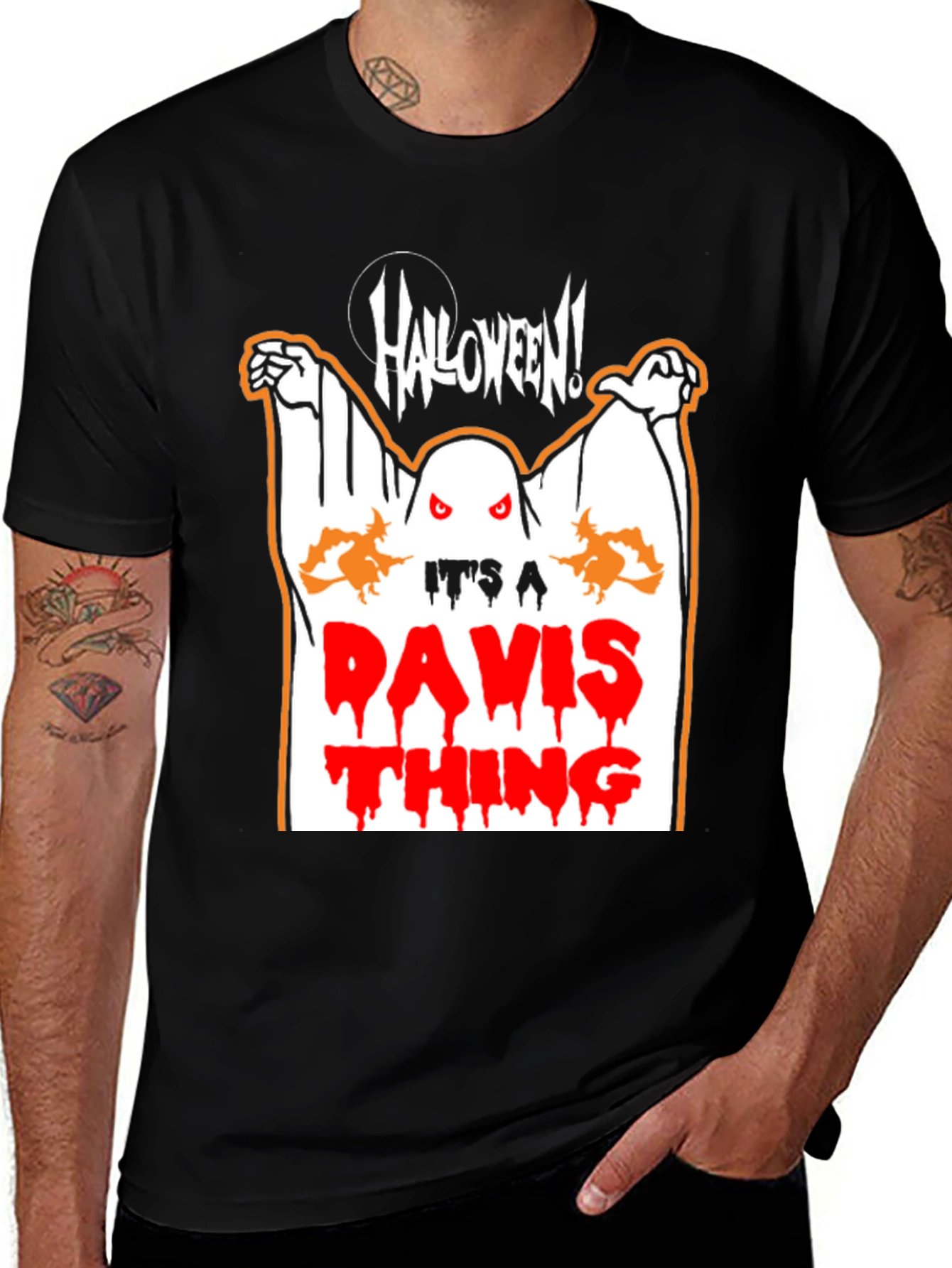 Halloween Ghost Its A Davis Thing T-Shirt