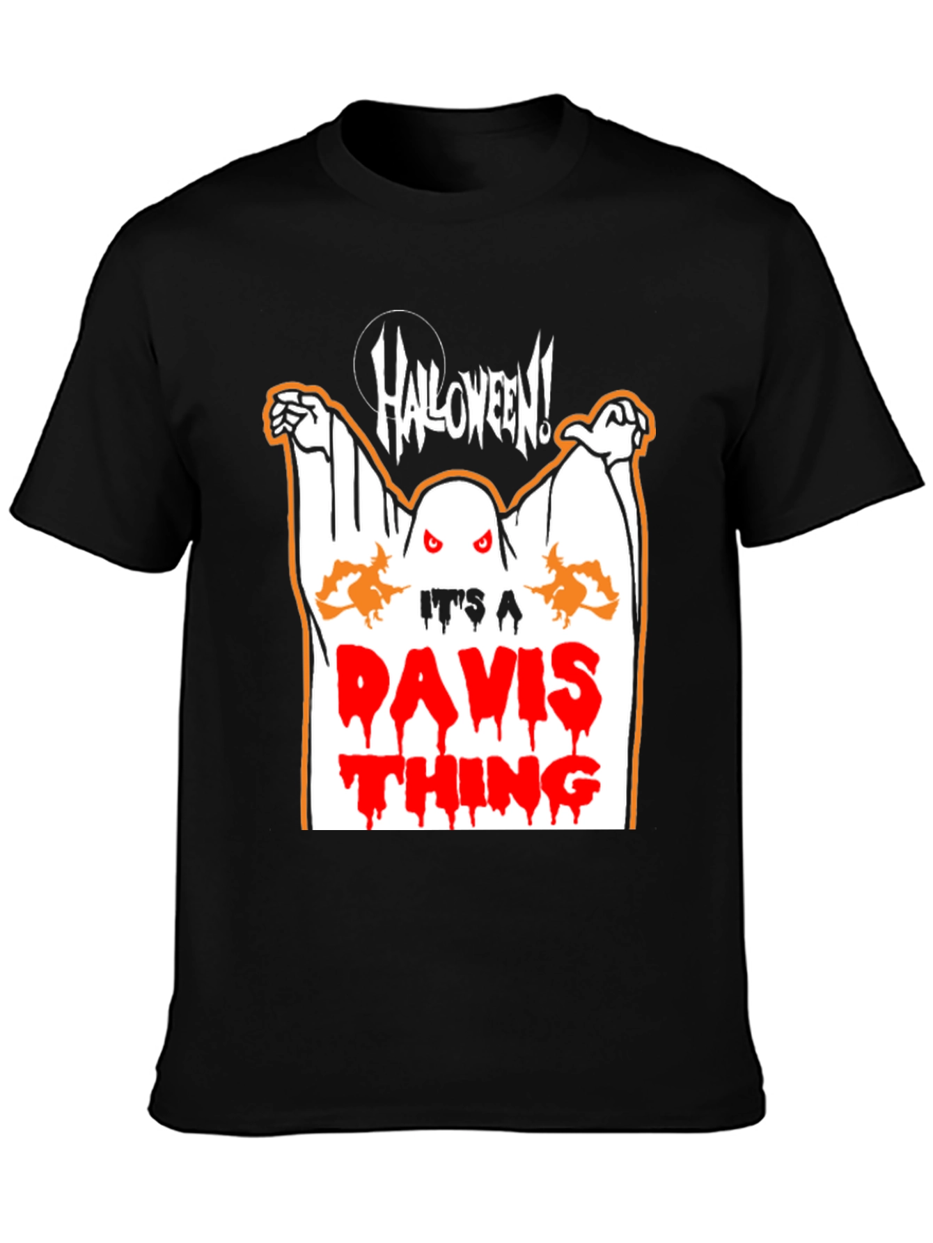 Halloween Ghost Its A Davis Thing T-Shirt