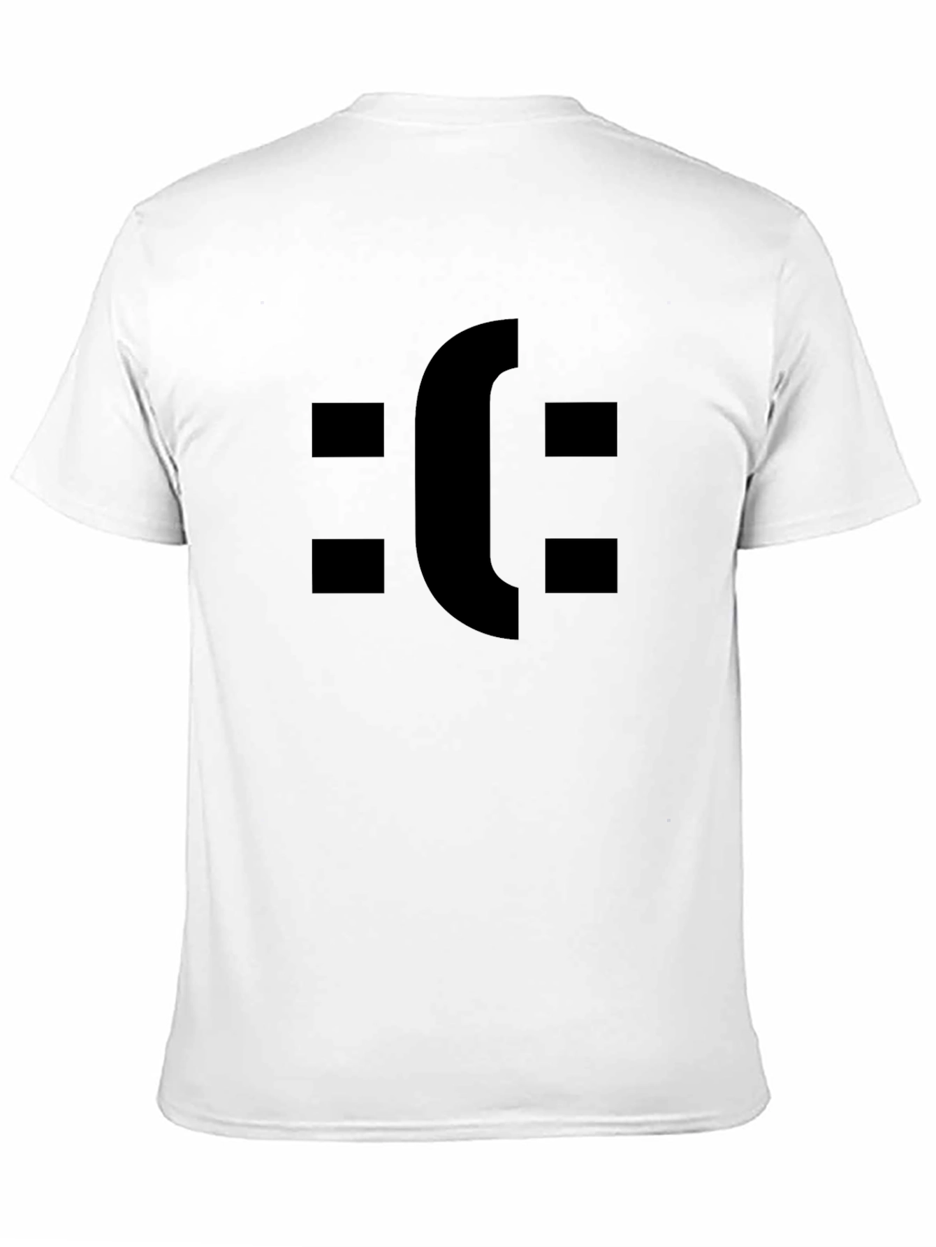 Sad Face T-Shirt - Black Graphic Tee