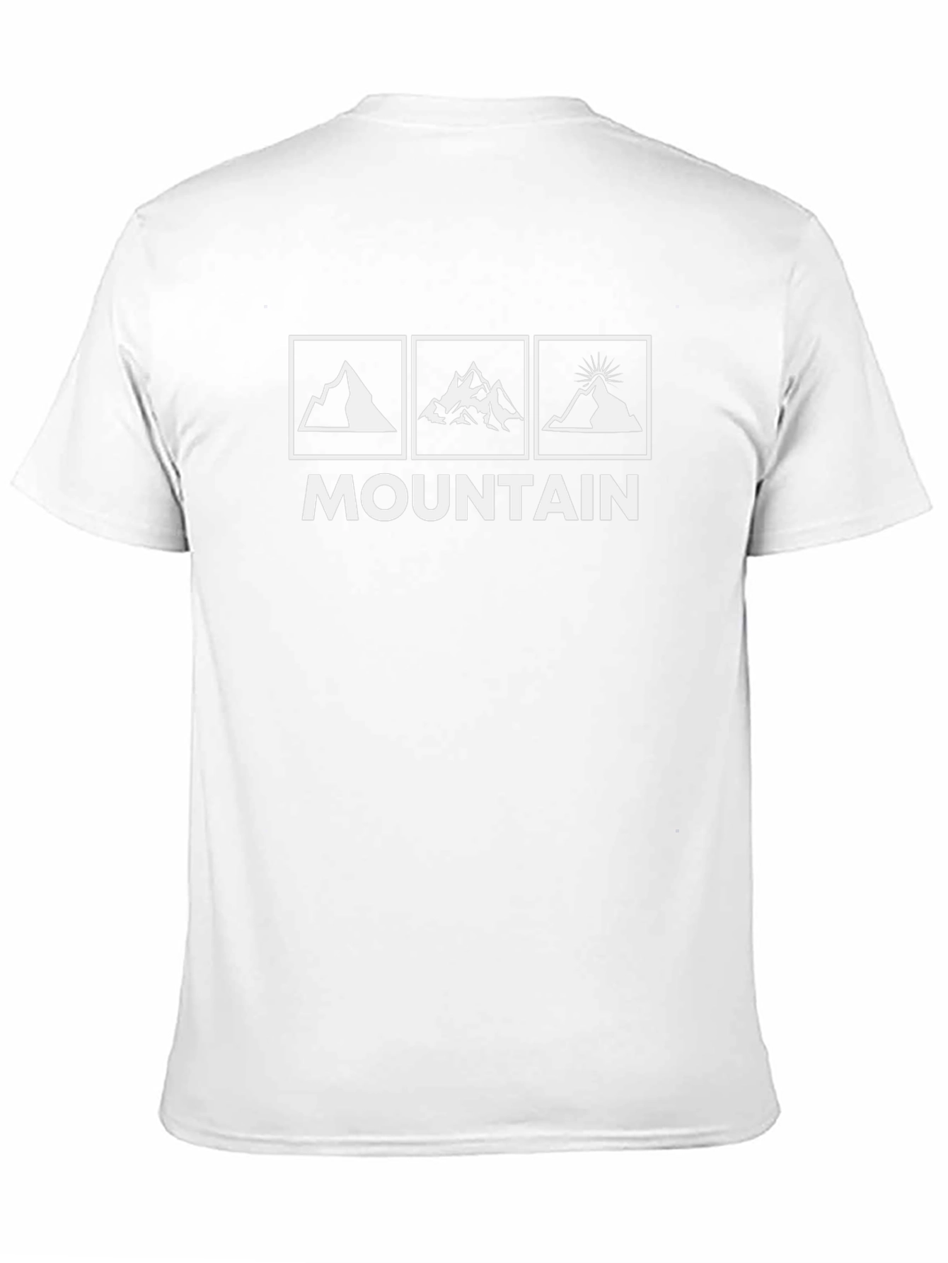 Mountain Graphic Tee - Black Nature Inspired Design