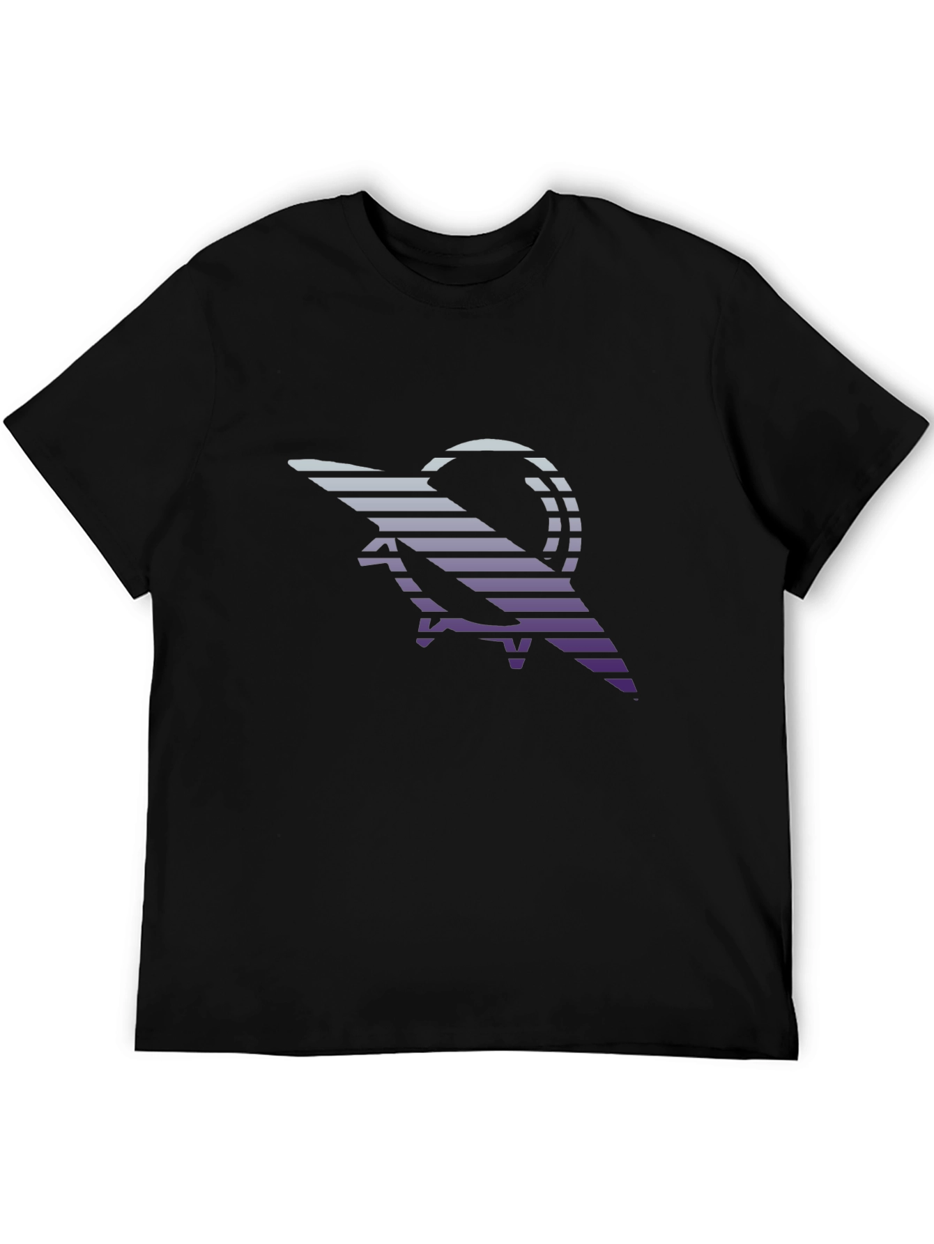 Retro Striped Scorpion Graphic Tee