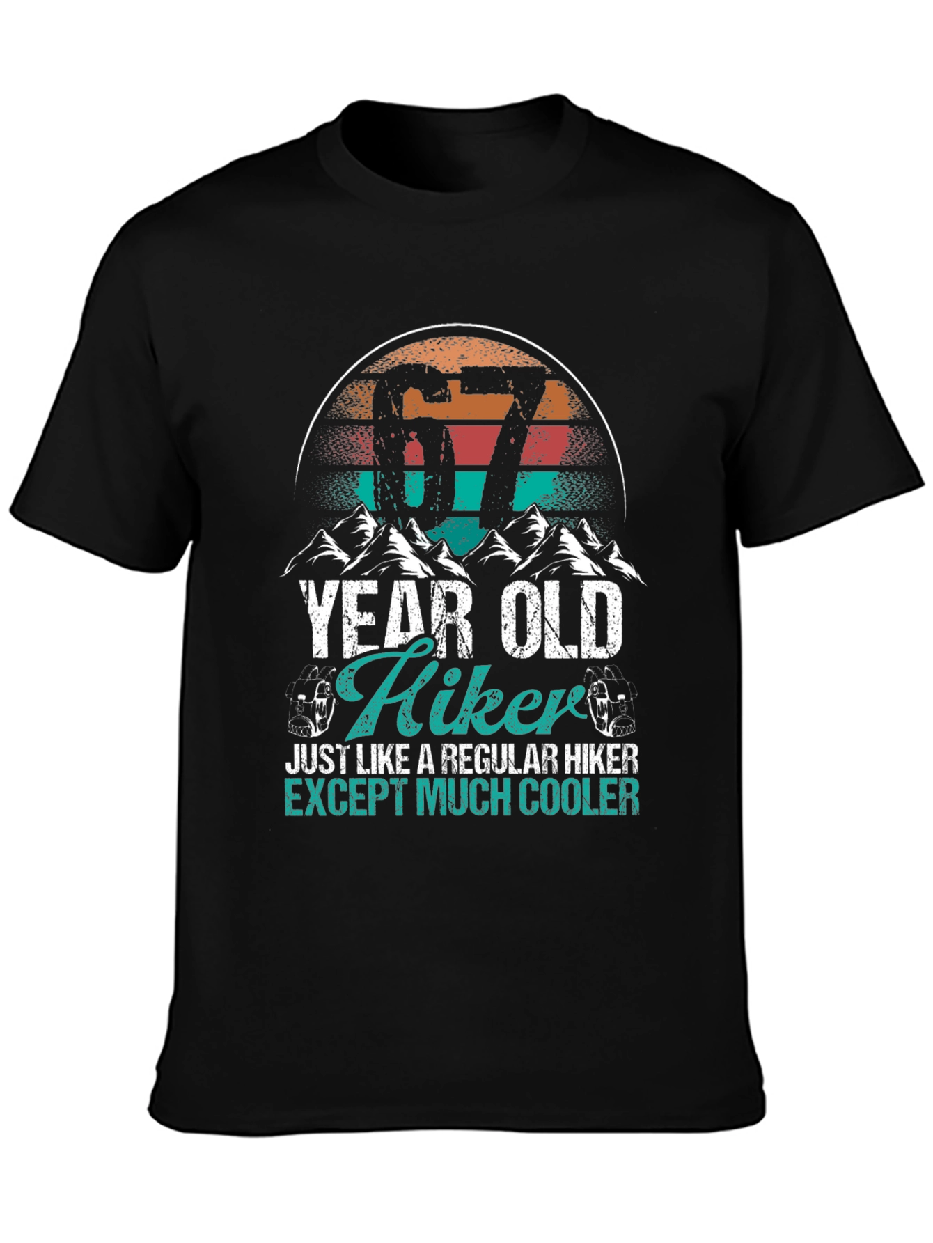 67 Year Old Hiker T-Shirt - Cool Hiking Apparel