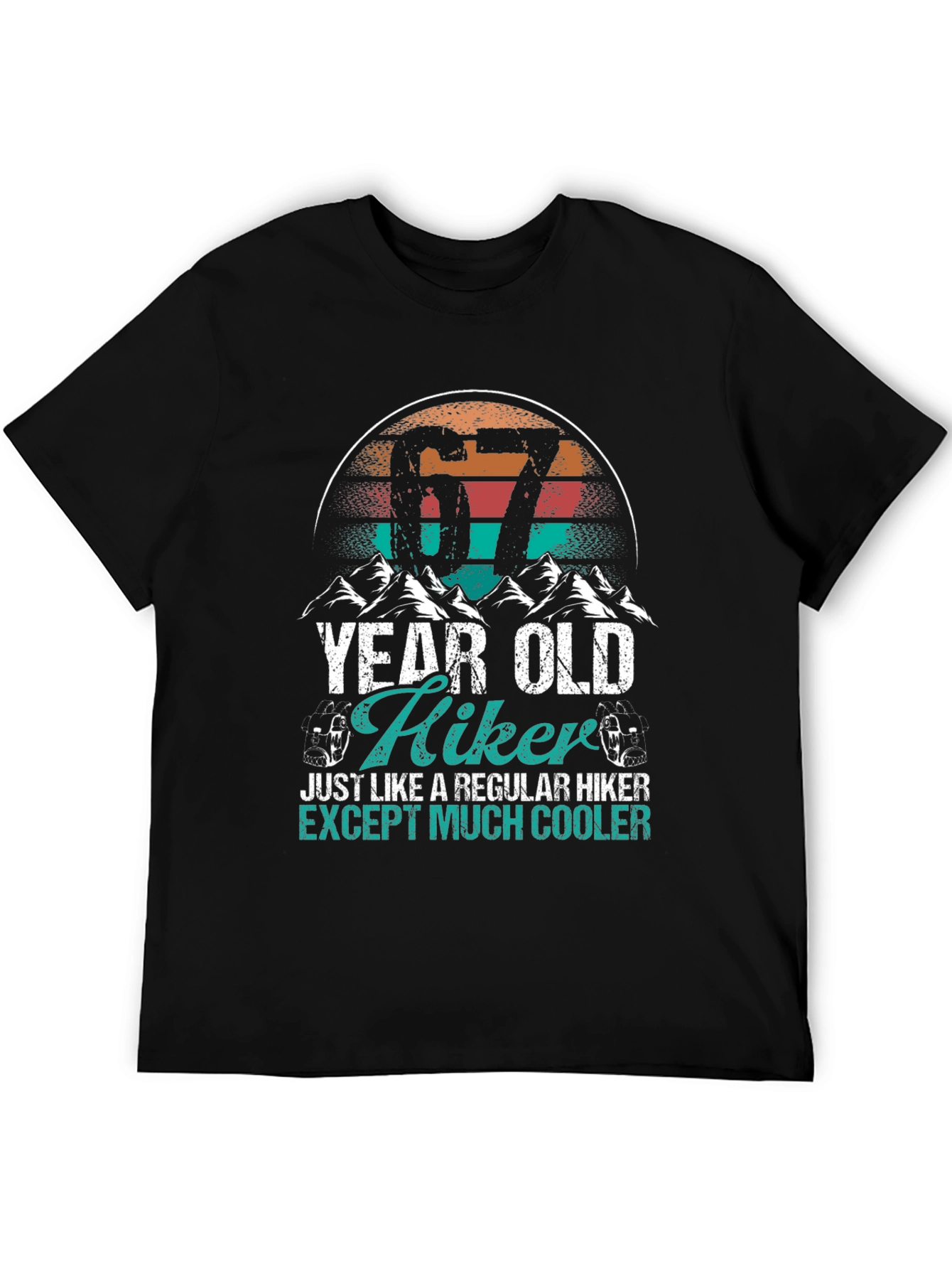 67 Year Old Hiker T-Shirt - Cool Hiking Apparel
