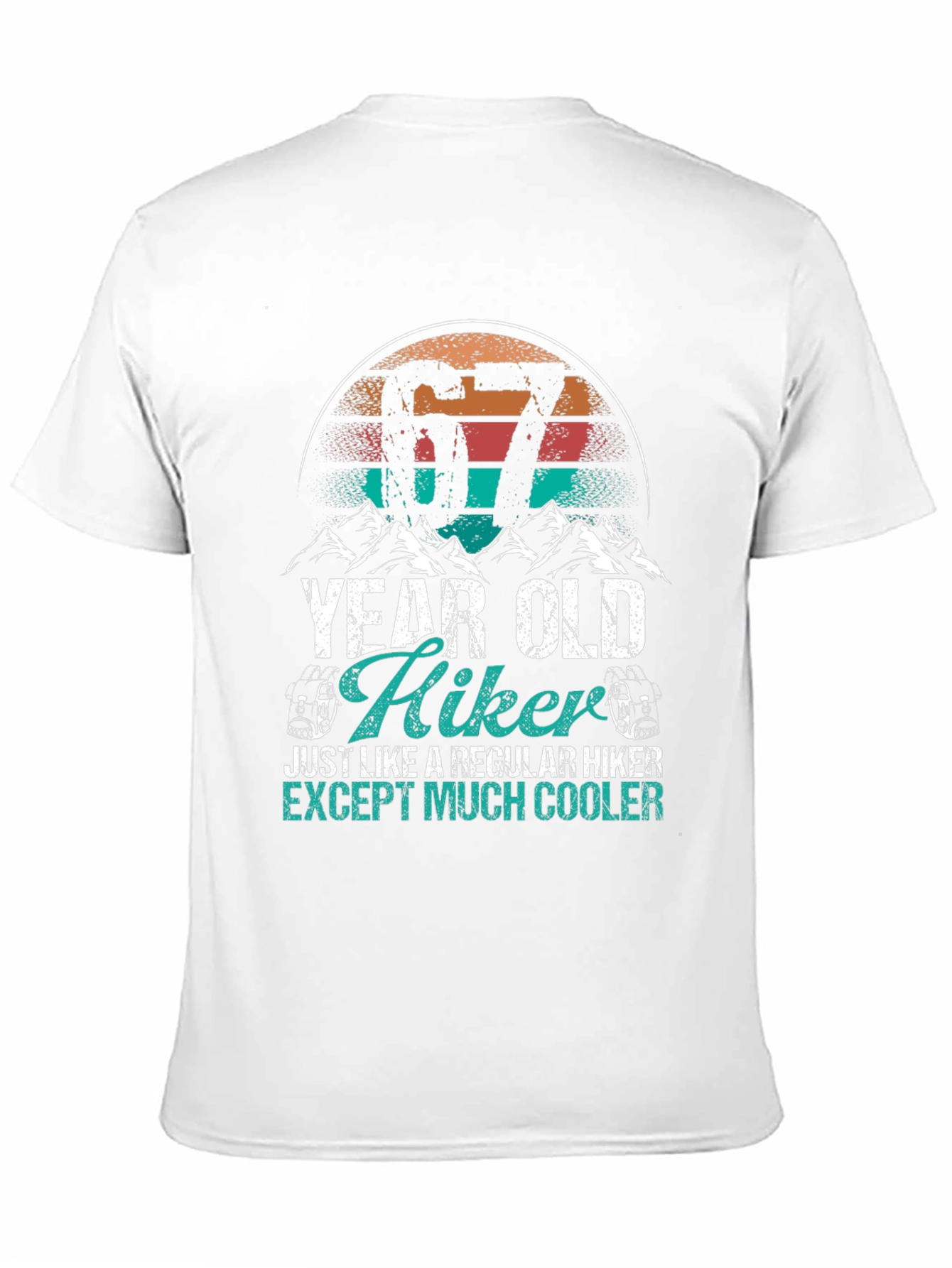 67 Year Old Hiker T-Shirt - Cool Hiking Apparel